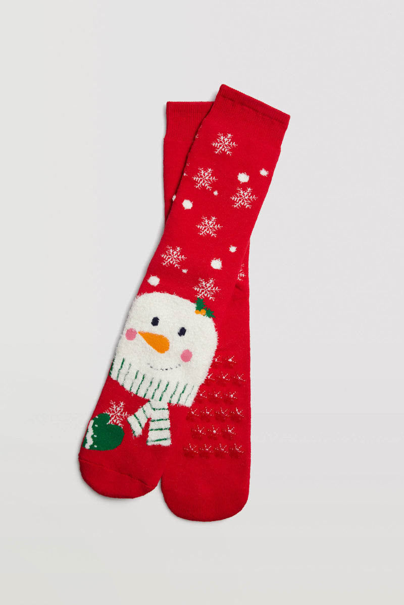  Calcetines de Navidad para hombre Calcetines de otoño e  invierno Santa Claus Copo de nieve Calcetines de tubo medio para hombre  Calcetines de algodón húmedo, Rojo-A : Herramientas y Mejoras del