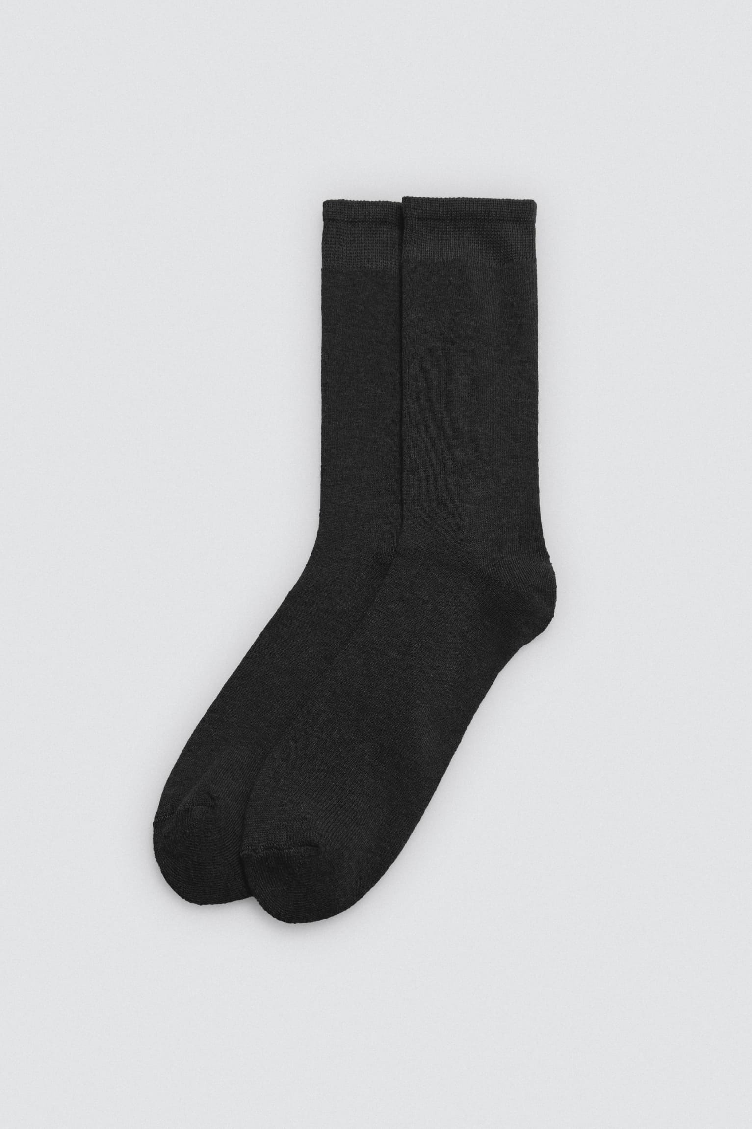 Pack 3 calcetines altos térmicos puño antipresión color negro