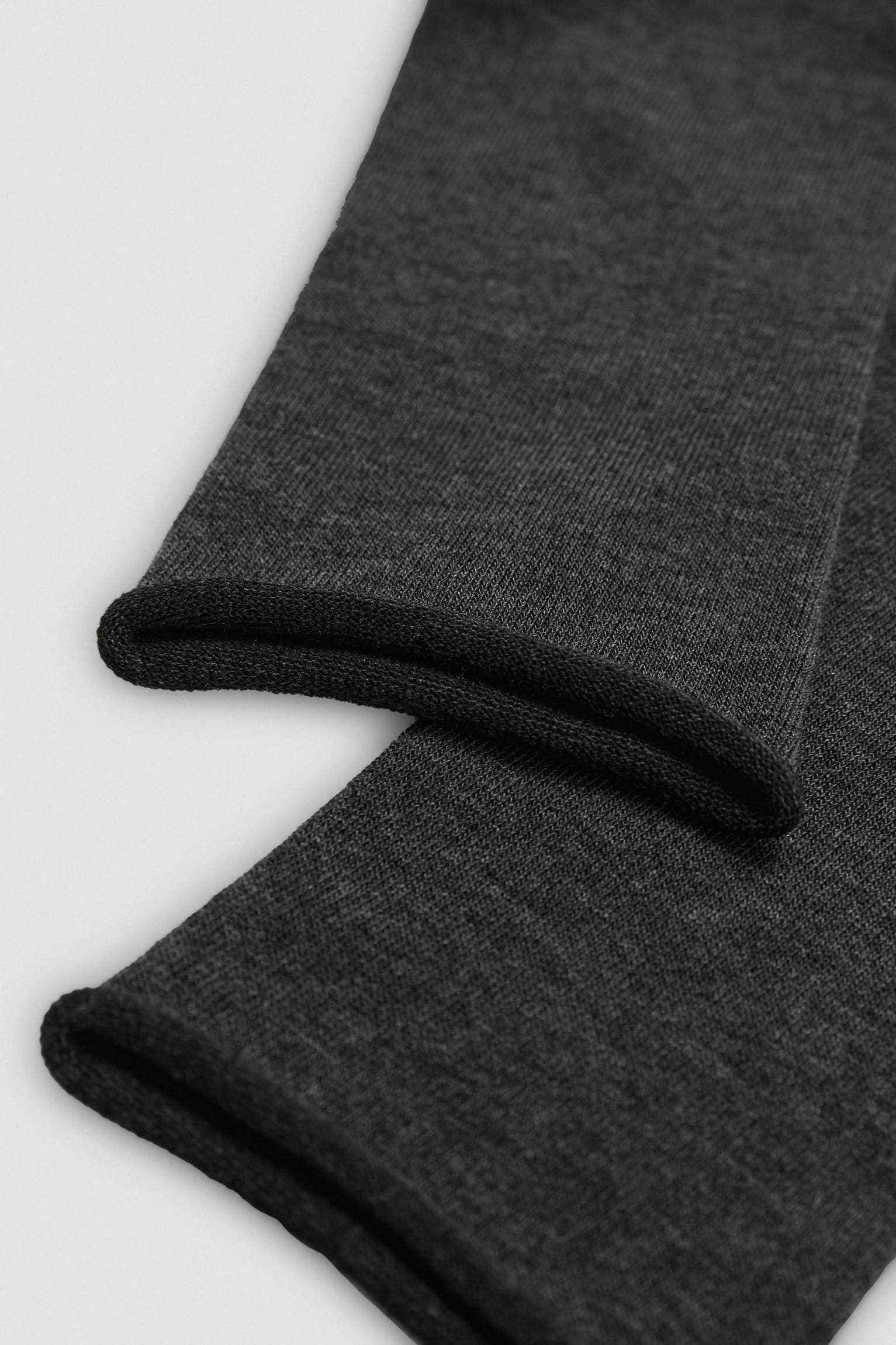 Pack 3 calcetines altos bambú sin puño colores neutros