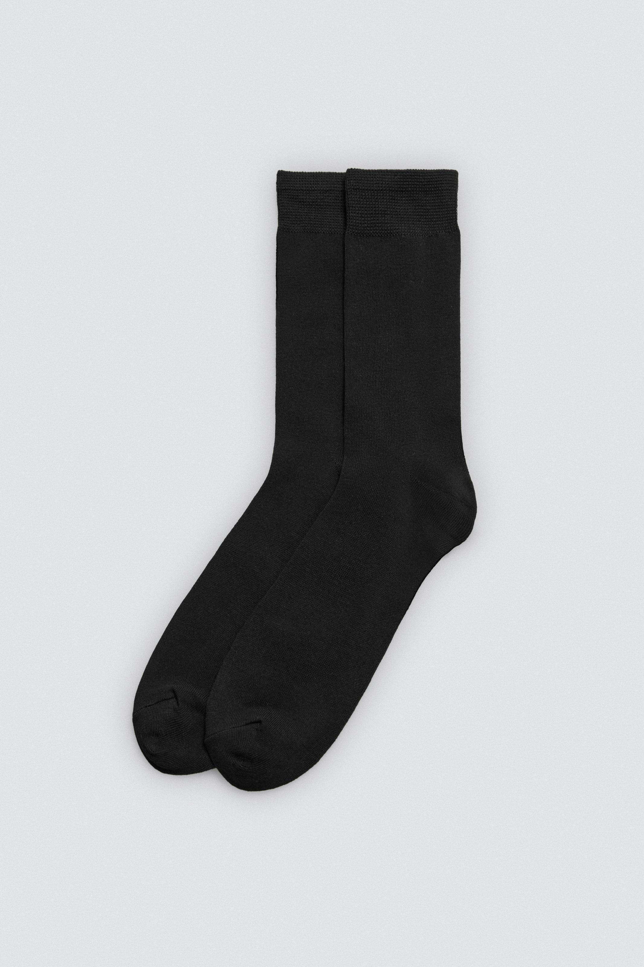 Pack 3 calcetines bambú básicos negro
