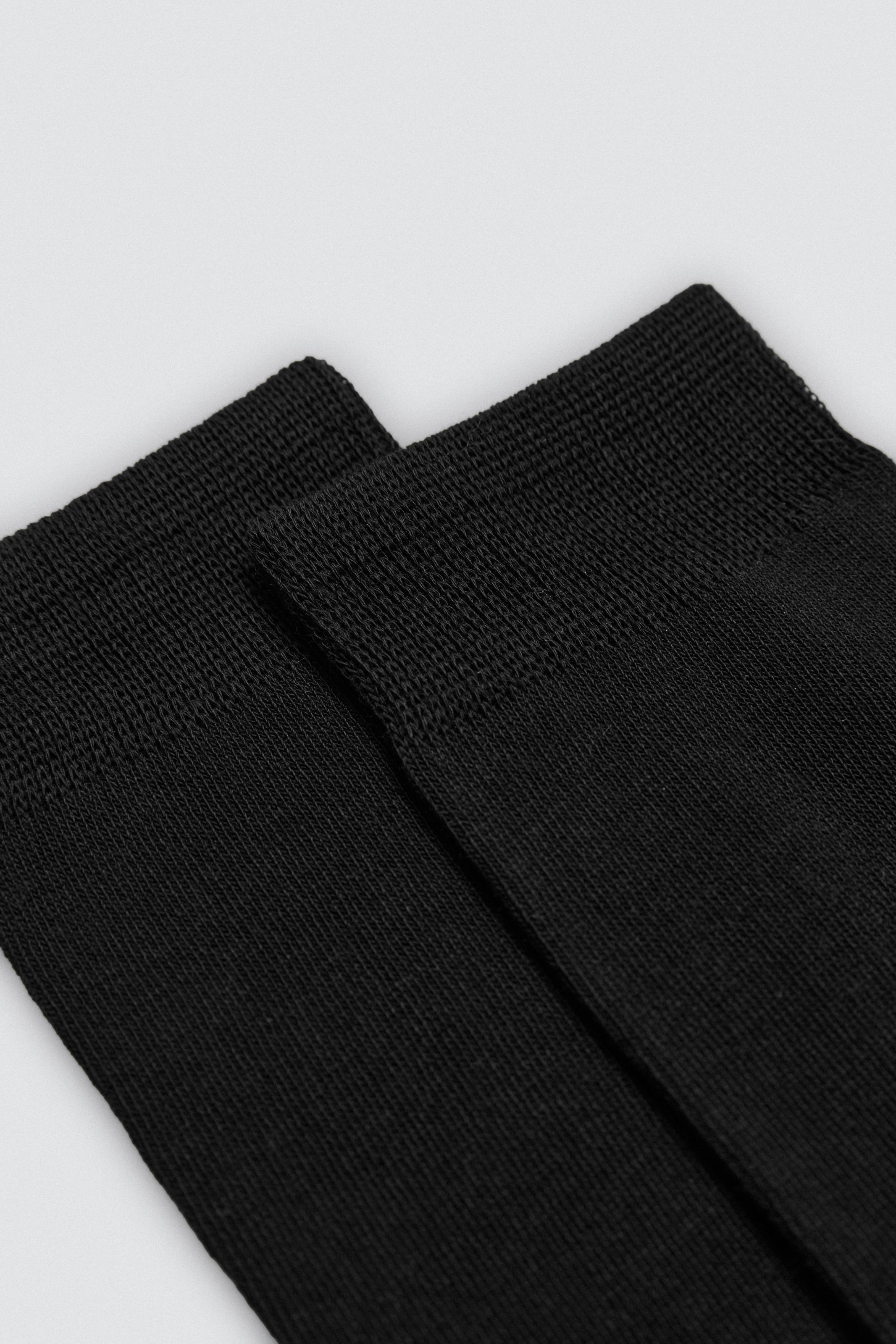 Pack 3 calcetines bambú básicos negro