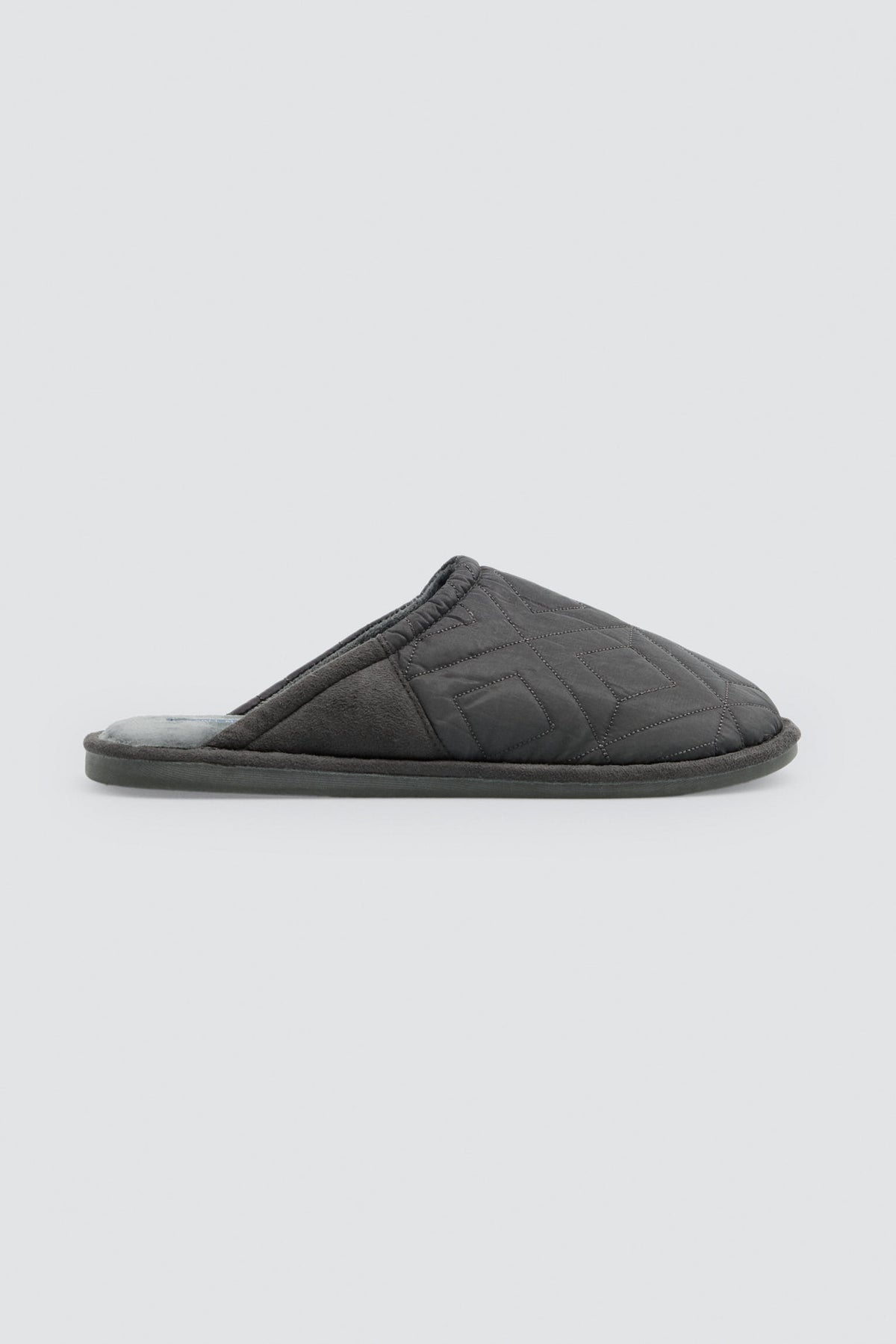 Zapatillas de casa acolchadas interior terciopelo verde