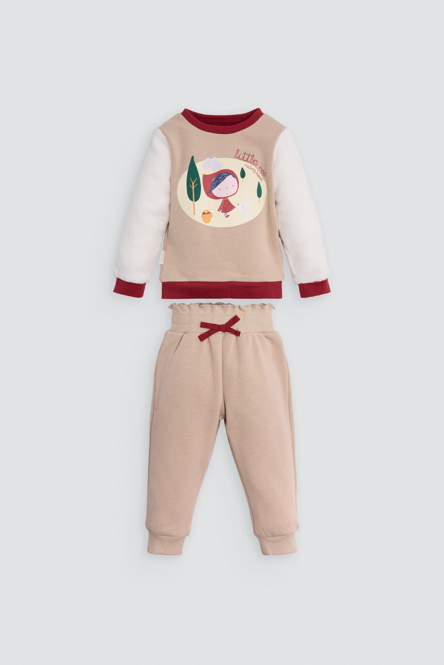Conjunto chándal bebé manga larga estampado Little red riding hood - Ysabel Mora