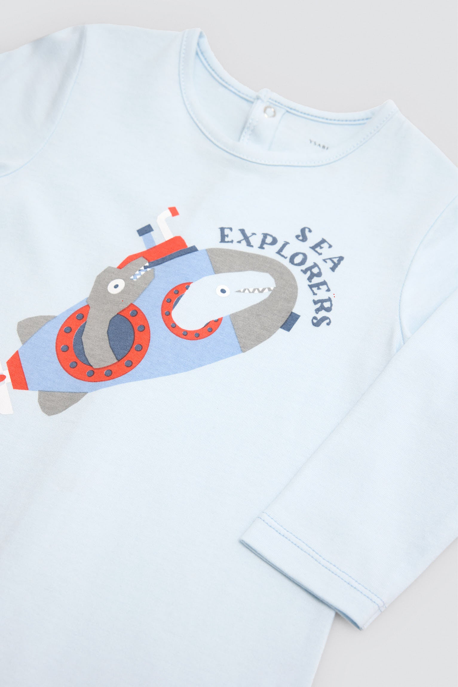 Pelele bebé manga larga estampado cohete - Ysabel Mora