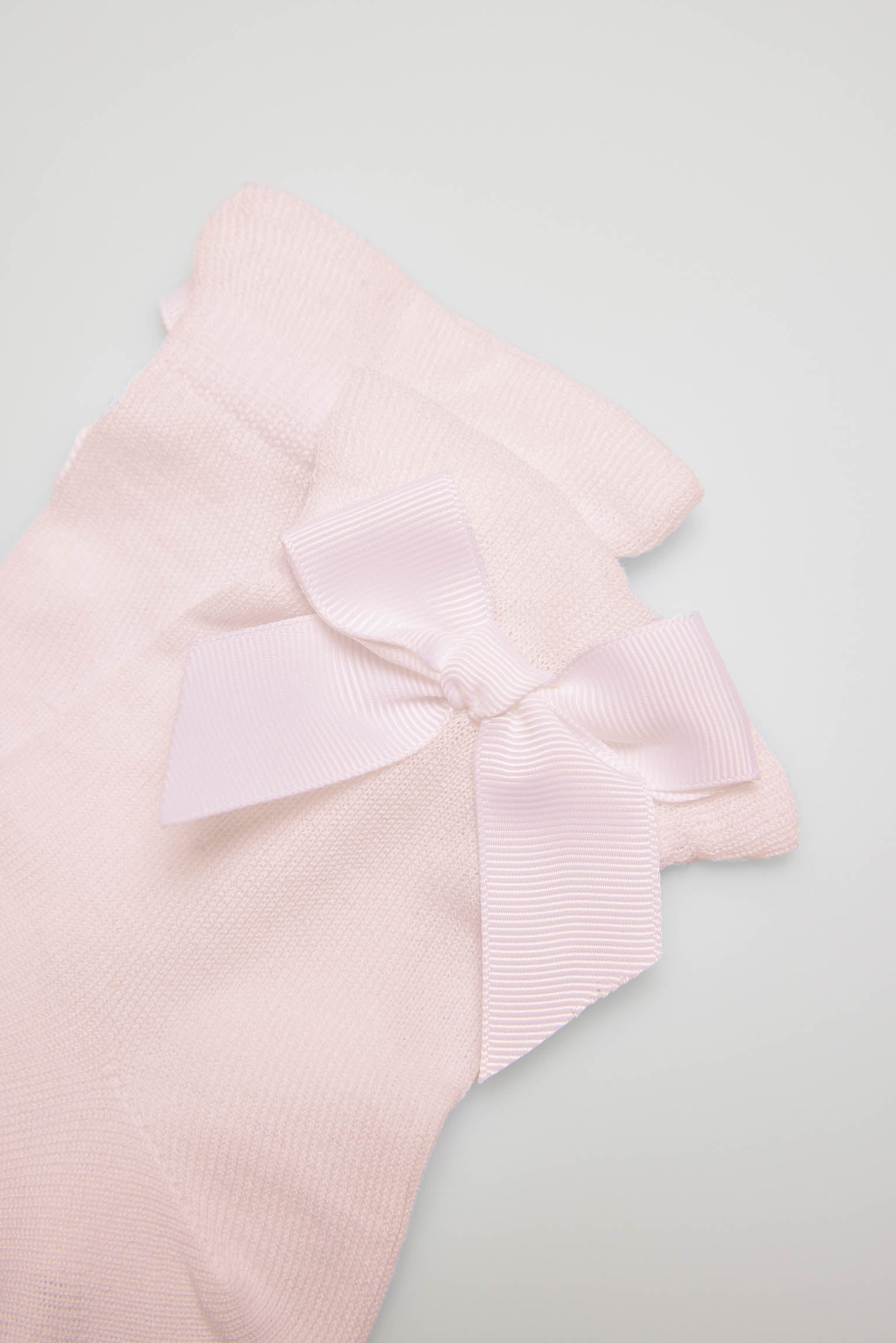 Children's bow ceremony socks in pink