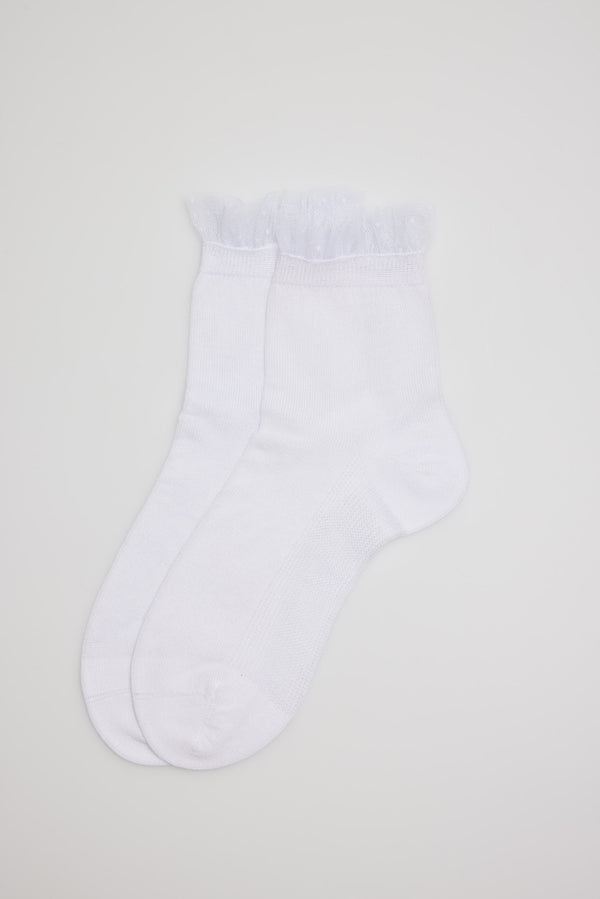 Children's cuff ceremony socks with white details