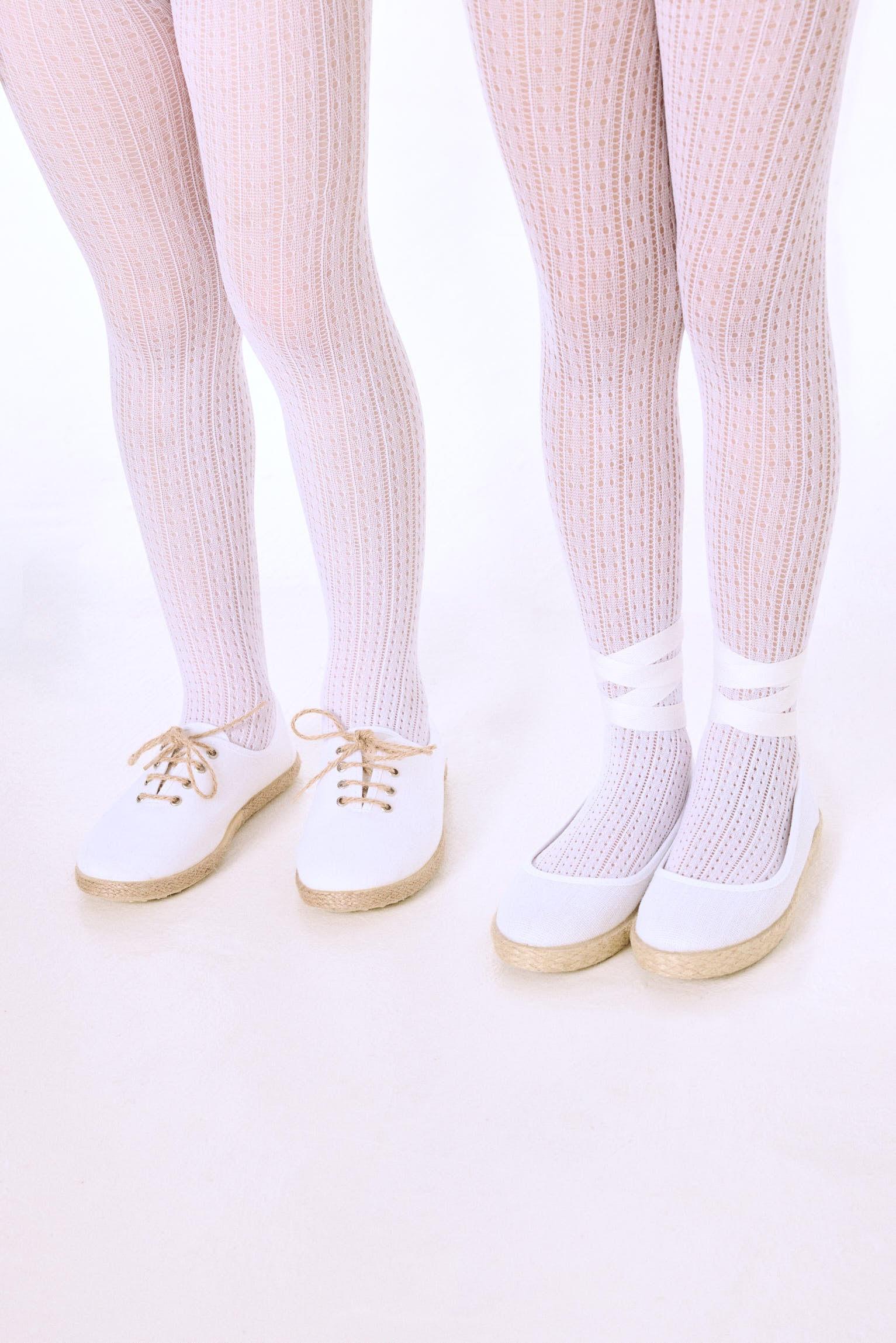 Panty infantil calado blanco - Ysabel Mora