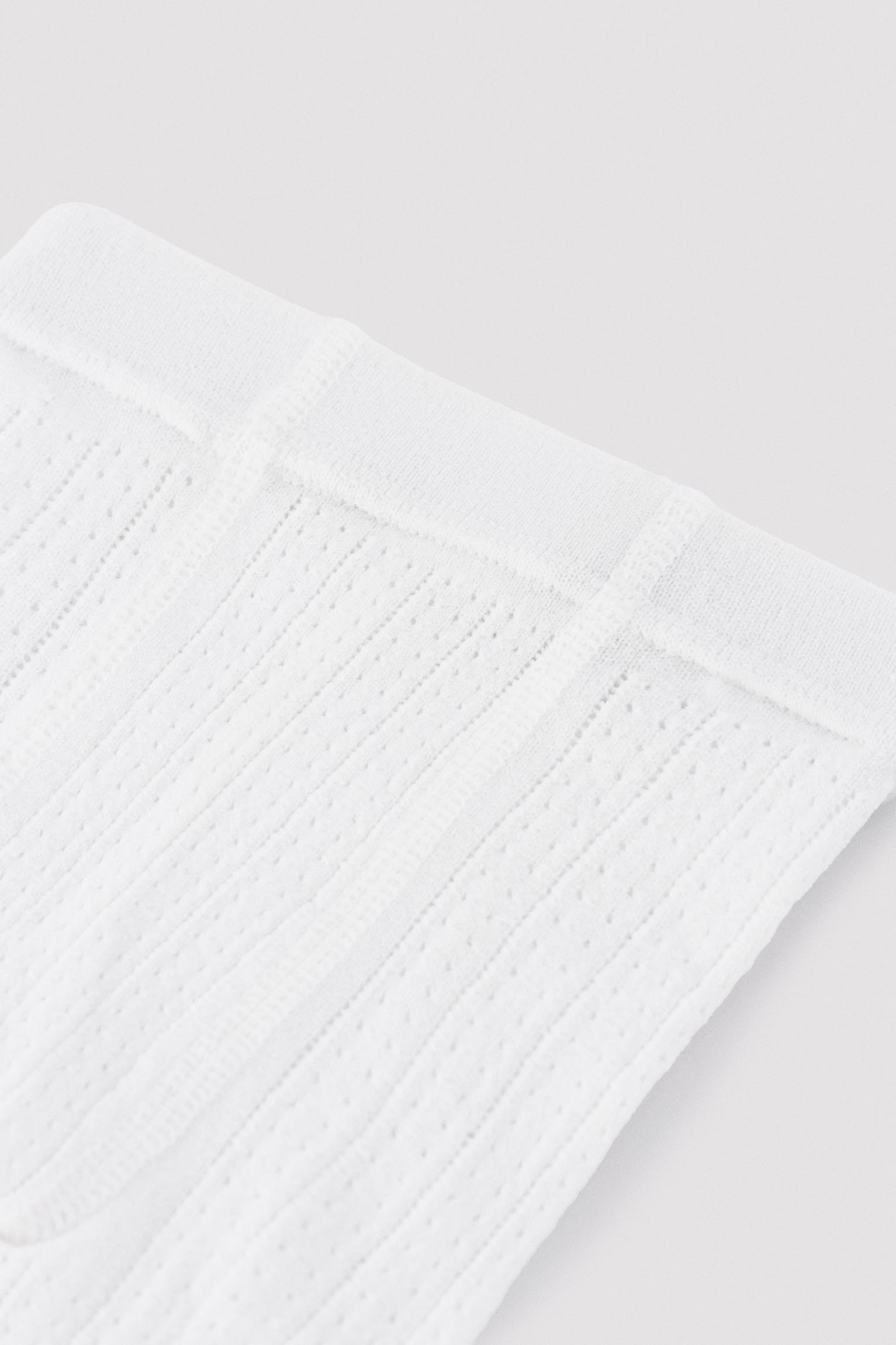 Panty infantil calado blanco - Ysabel Mora