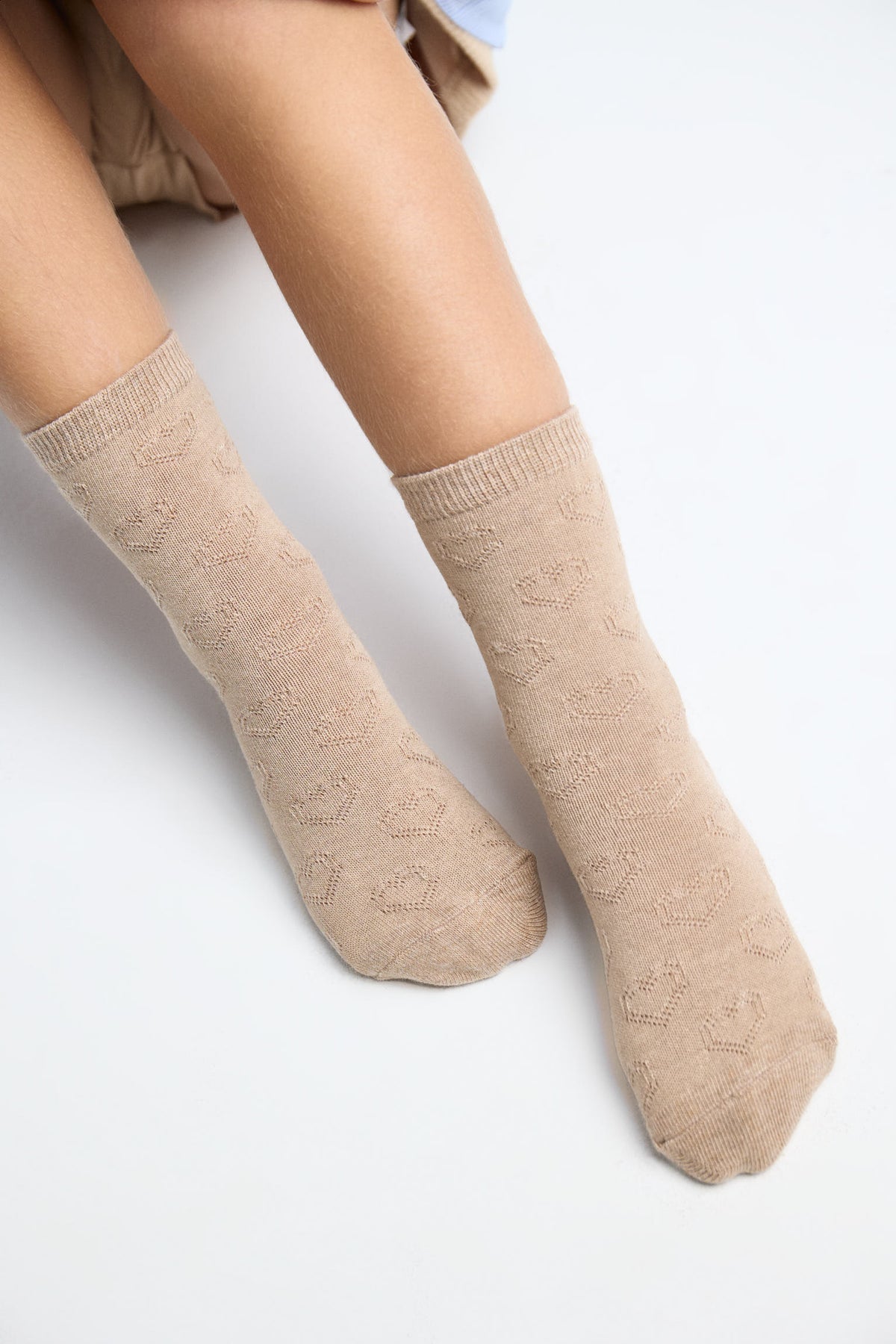 Pack 4 calcetines niña puño antipresión estampados variados