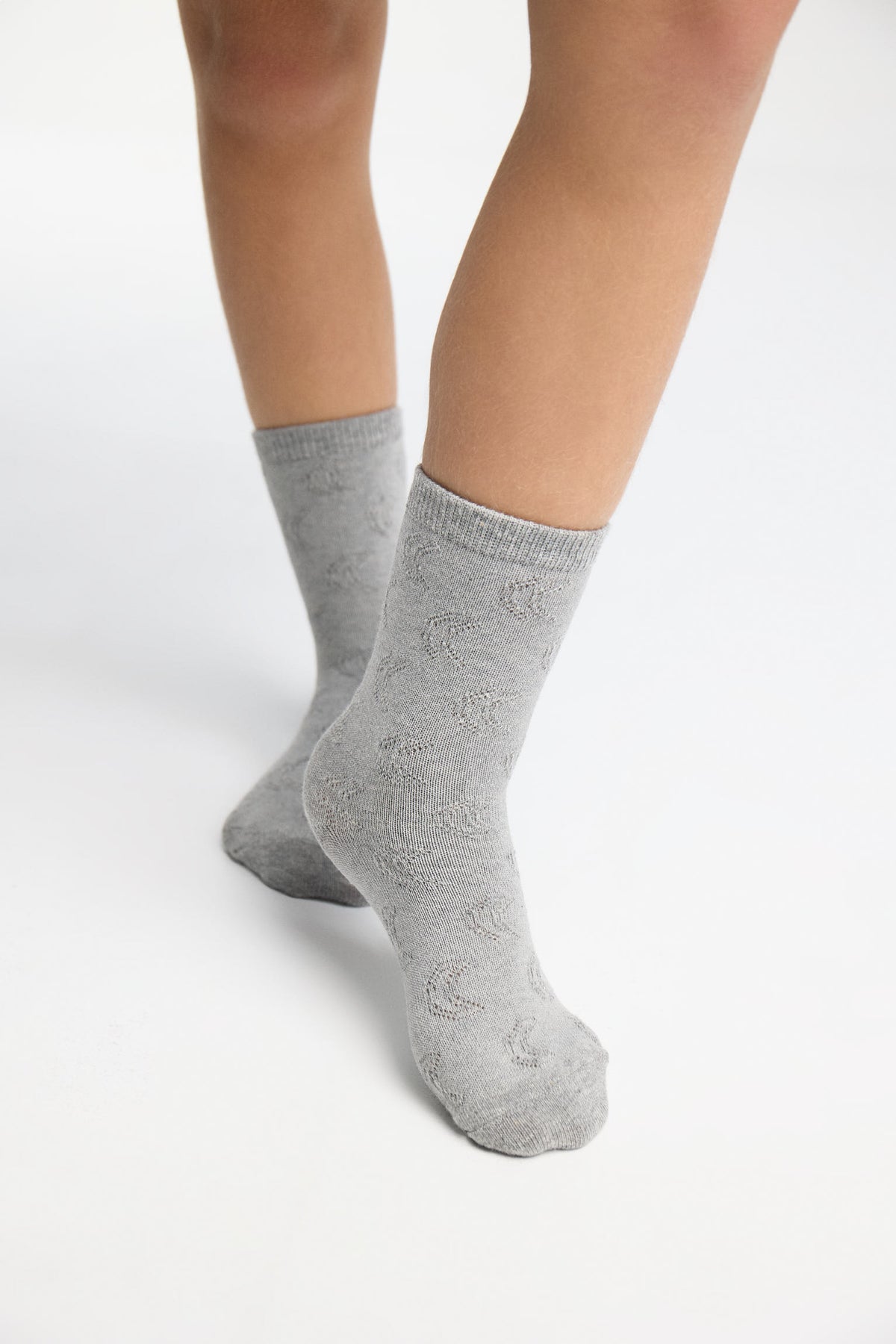 Pack 4 calcetines niña puño antipresión estampados variados