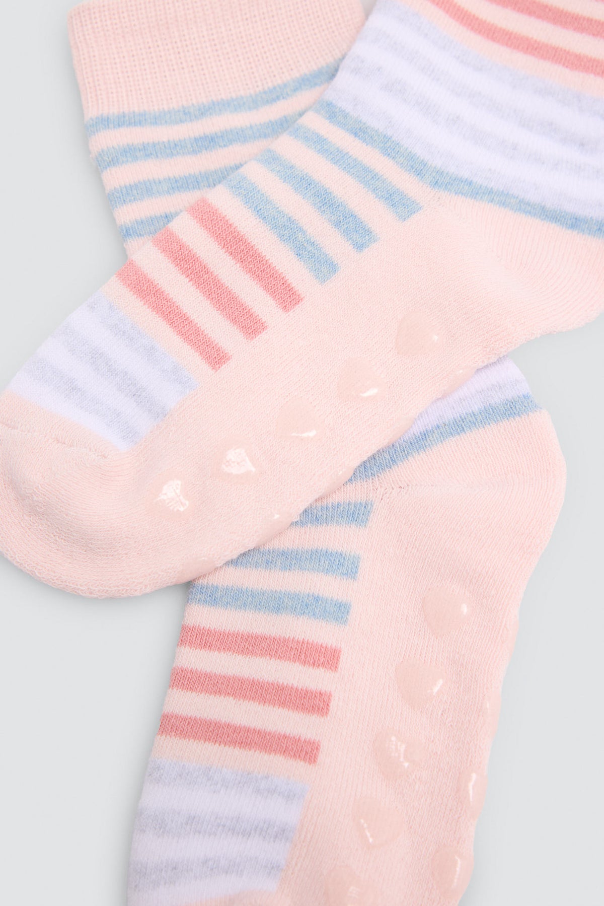 Pack 3 calcetines niña térmicos algodón antideslizantes estampado osos y pingüinos