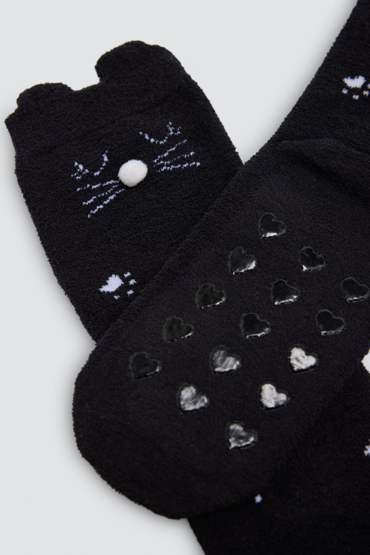 Pack 3 calcetines niña térmicos antidelizantes detalles 3D caritas animales