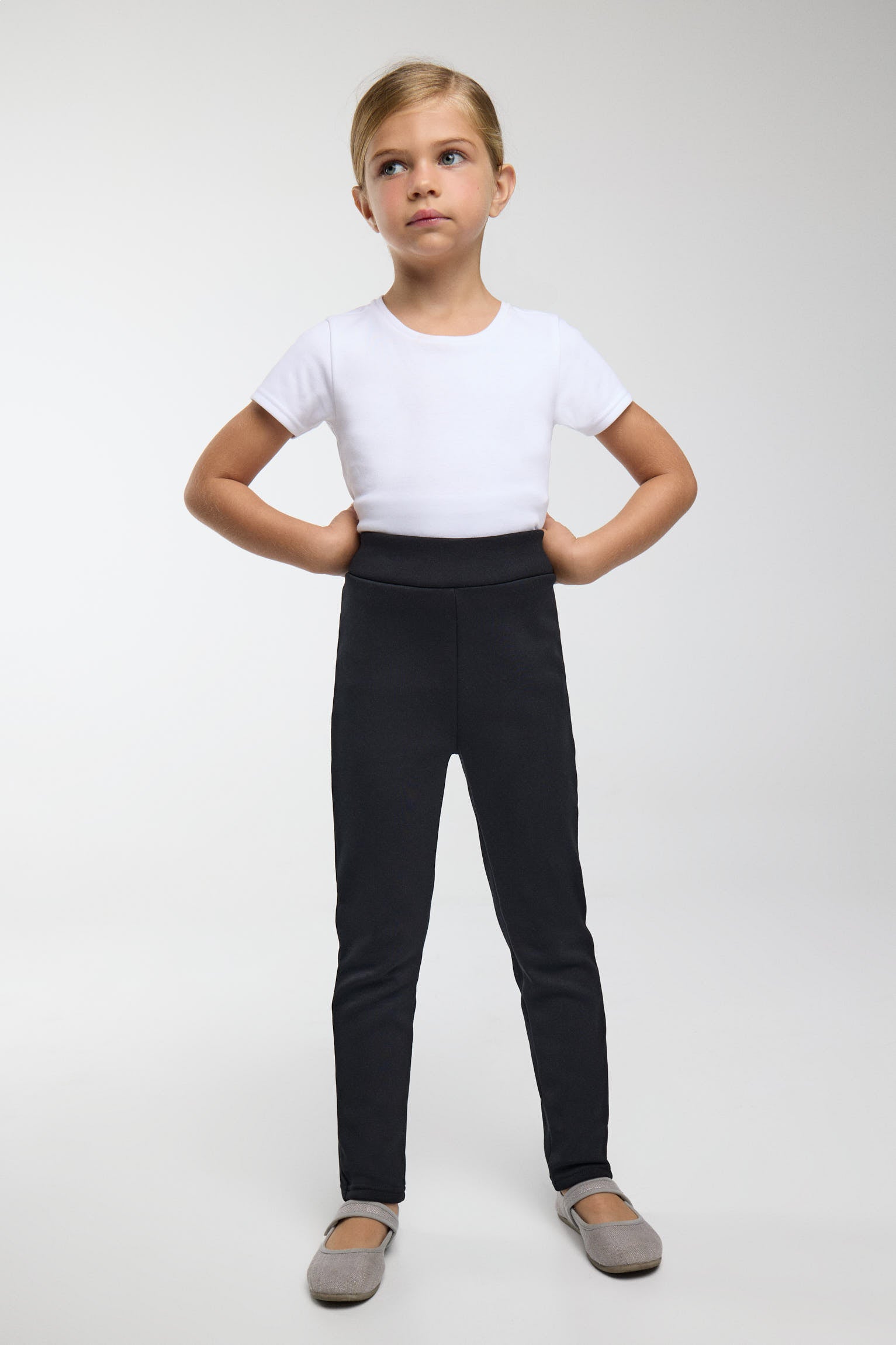 ULTRA TÉRMICO Leggings afelpados niña negro
