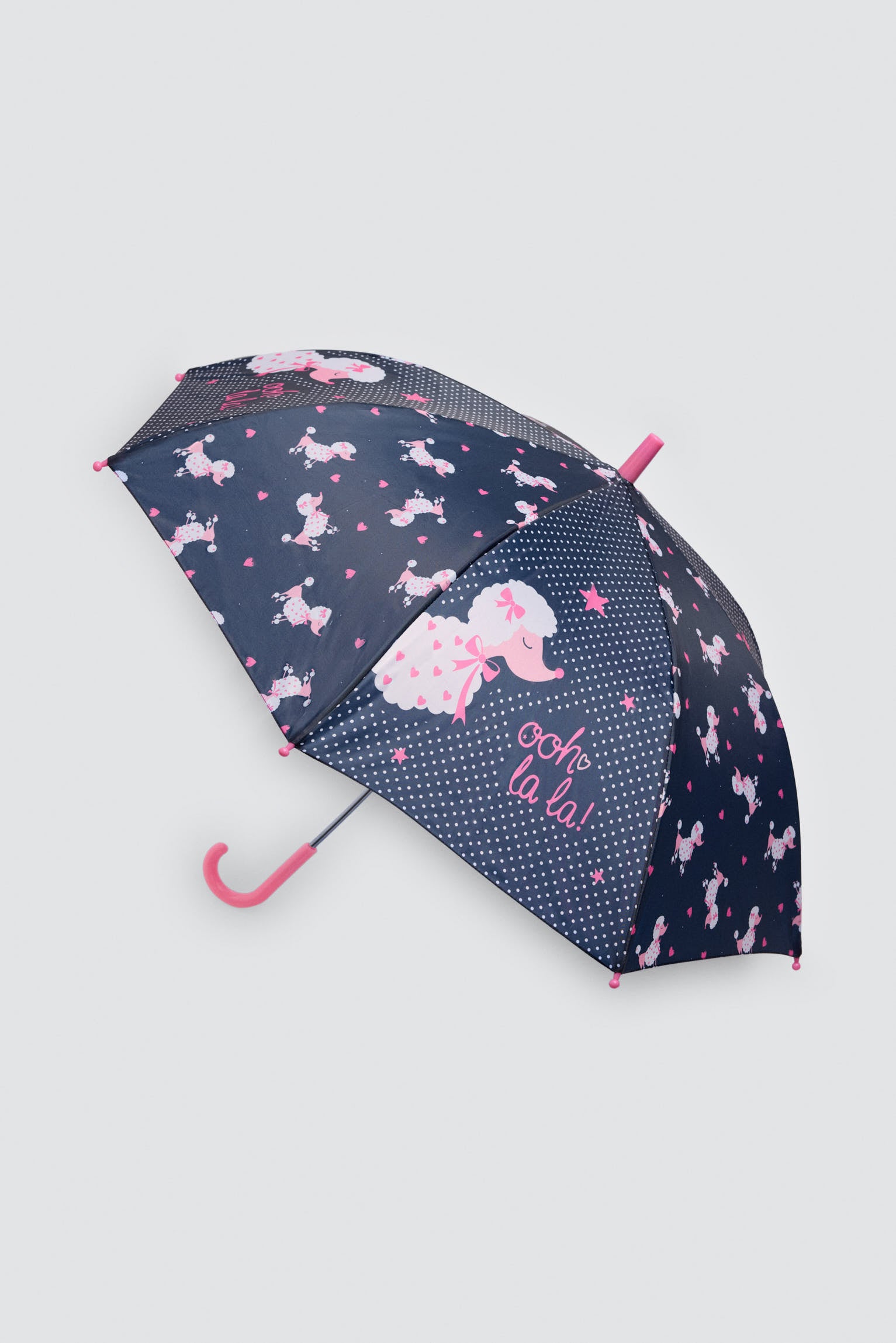 Paraguas niña estampado caniches