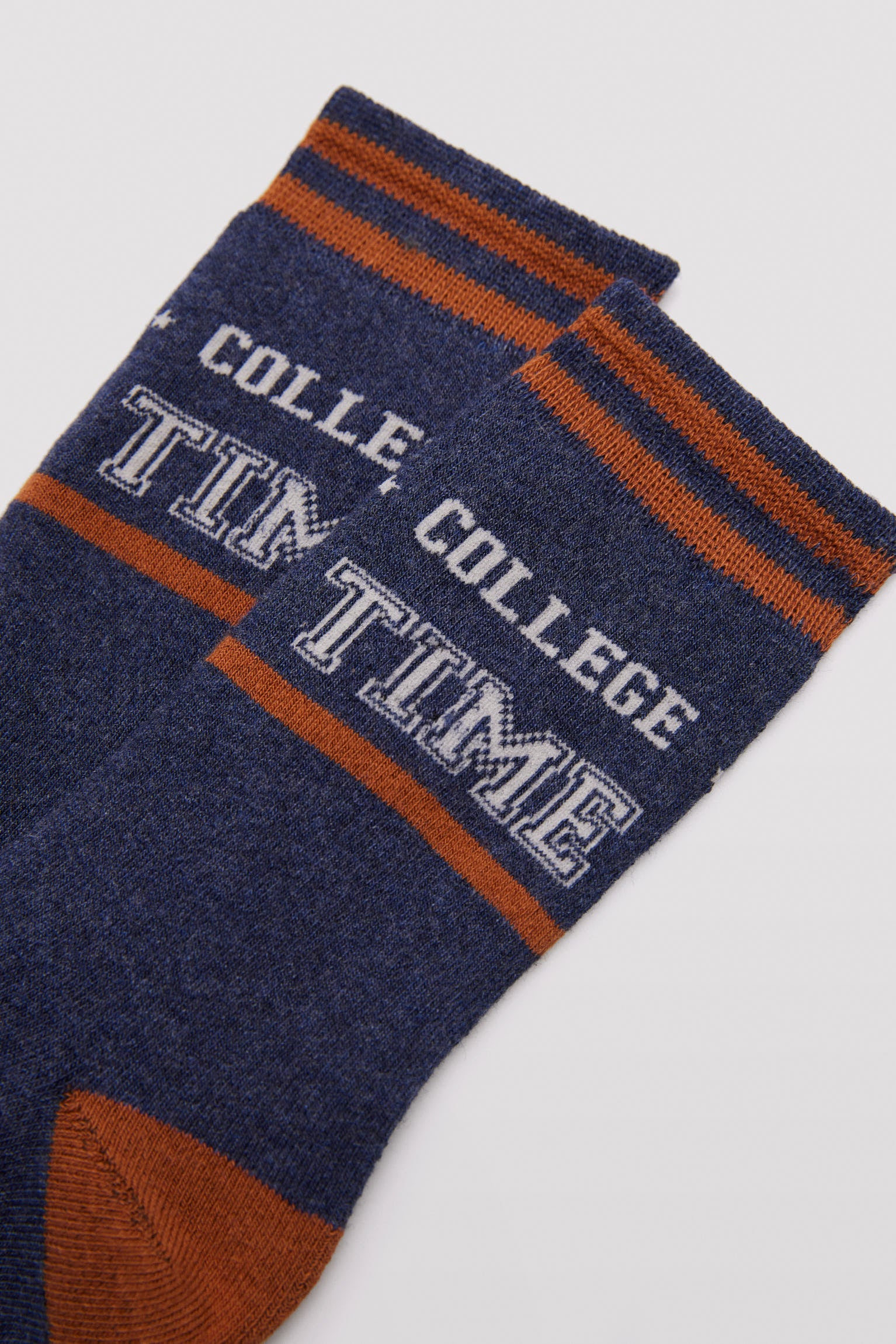 Pack of 3 boys' College print non-slip thermal socks