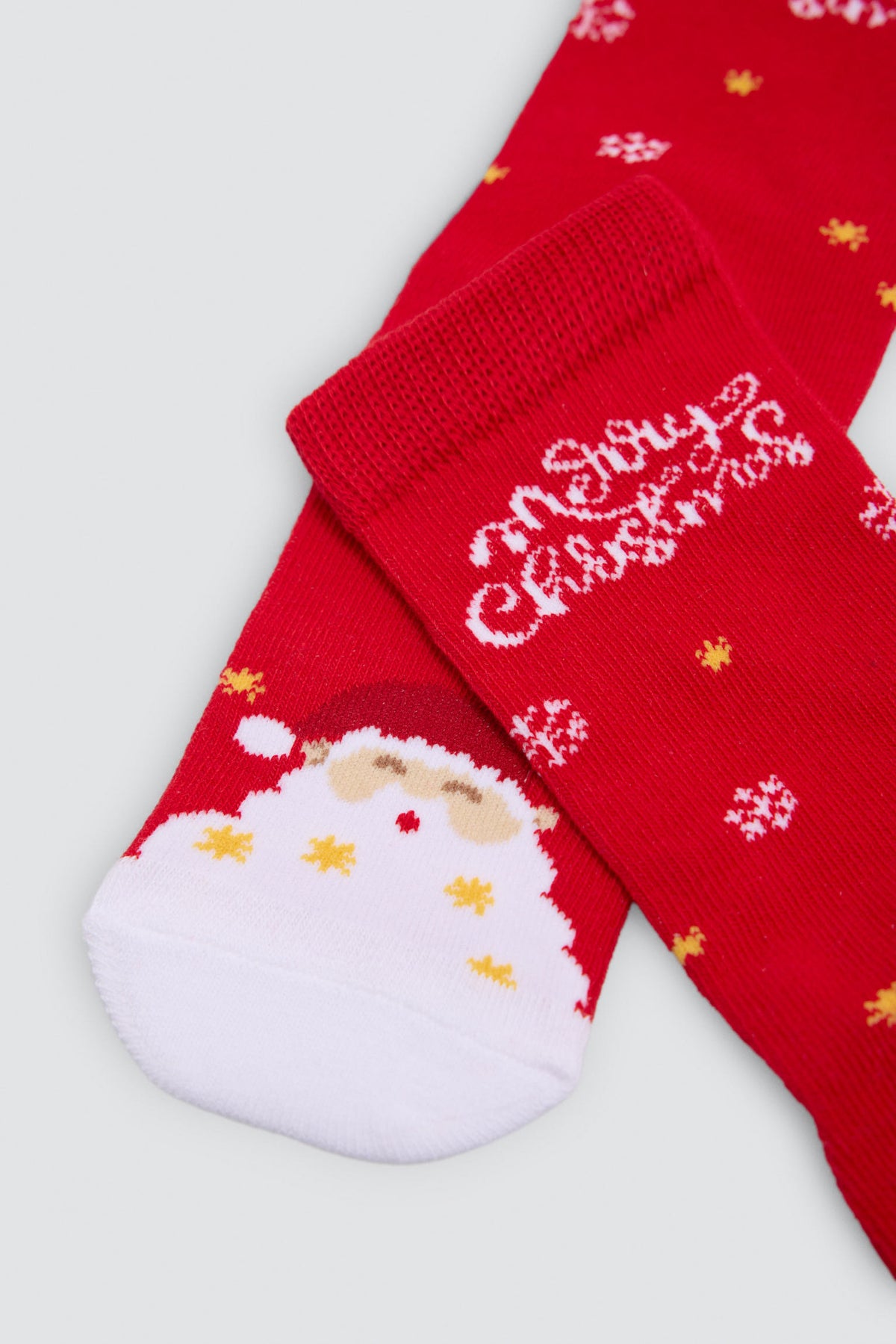 Pack 2 calcetines infantiles algodón navidad estampados