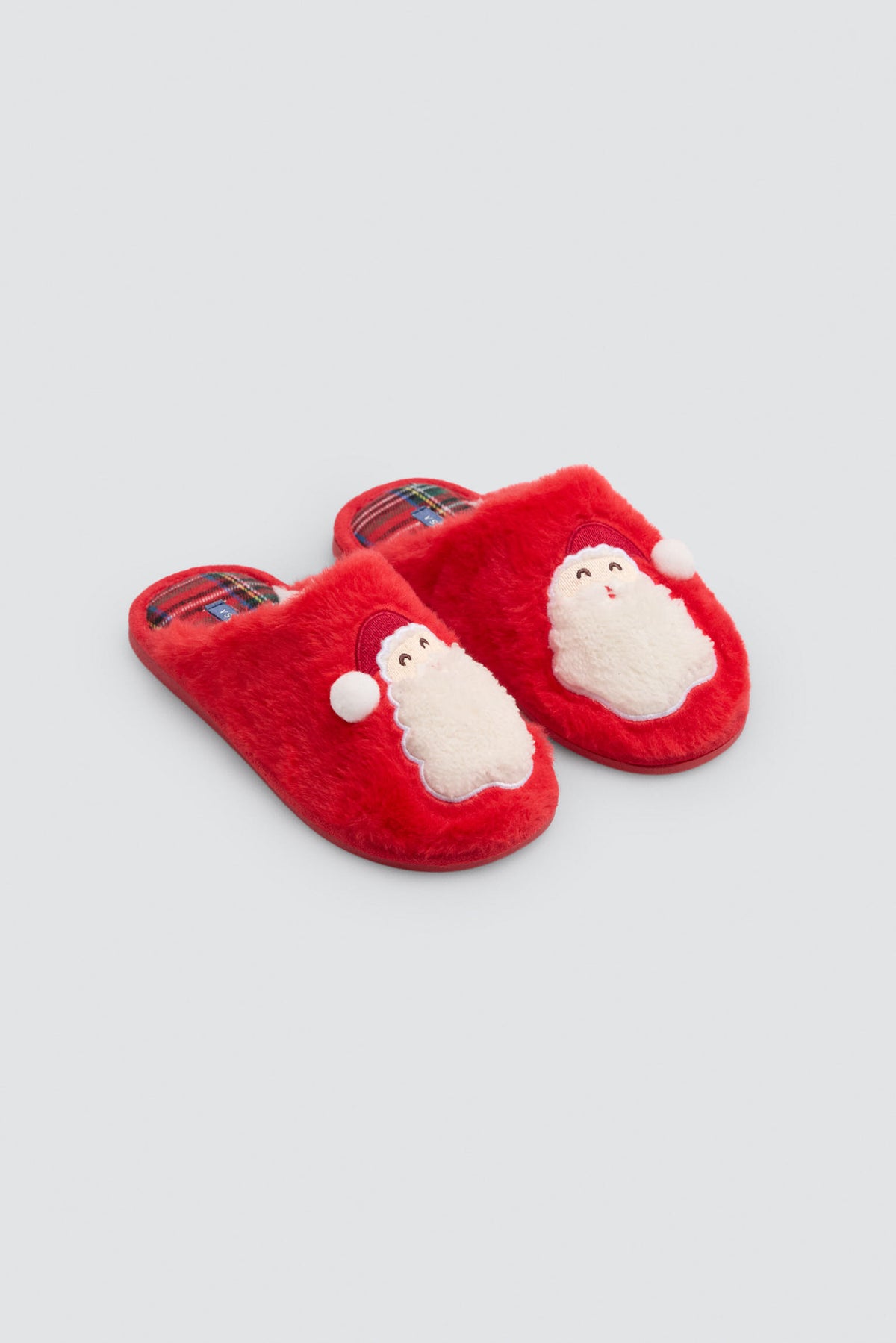Zapatillas de casa infantiles navidad dibujo Papá Noel
