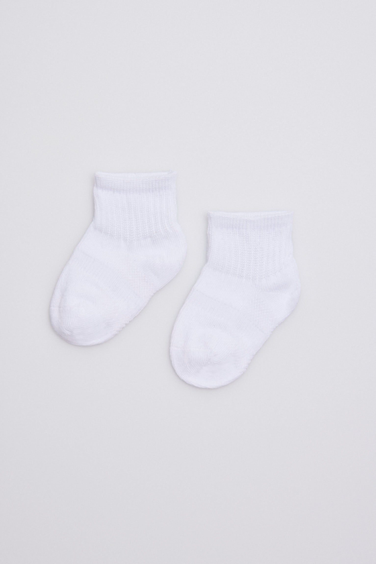 Pack 3 calcetines de bebé transpirables estilo sport blanco