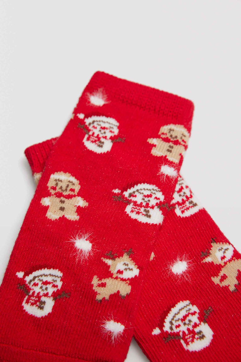 Calcetines infantiles antideslizantes Navidad – Ysabel Mora