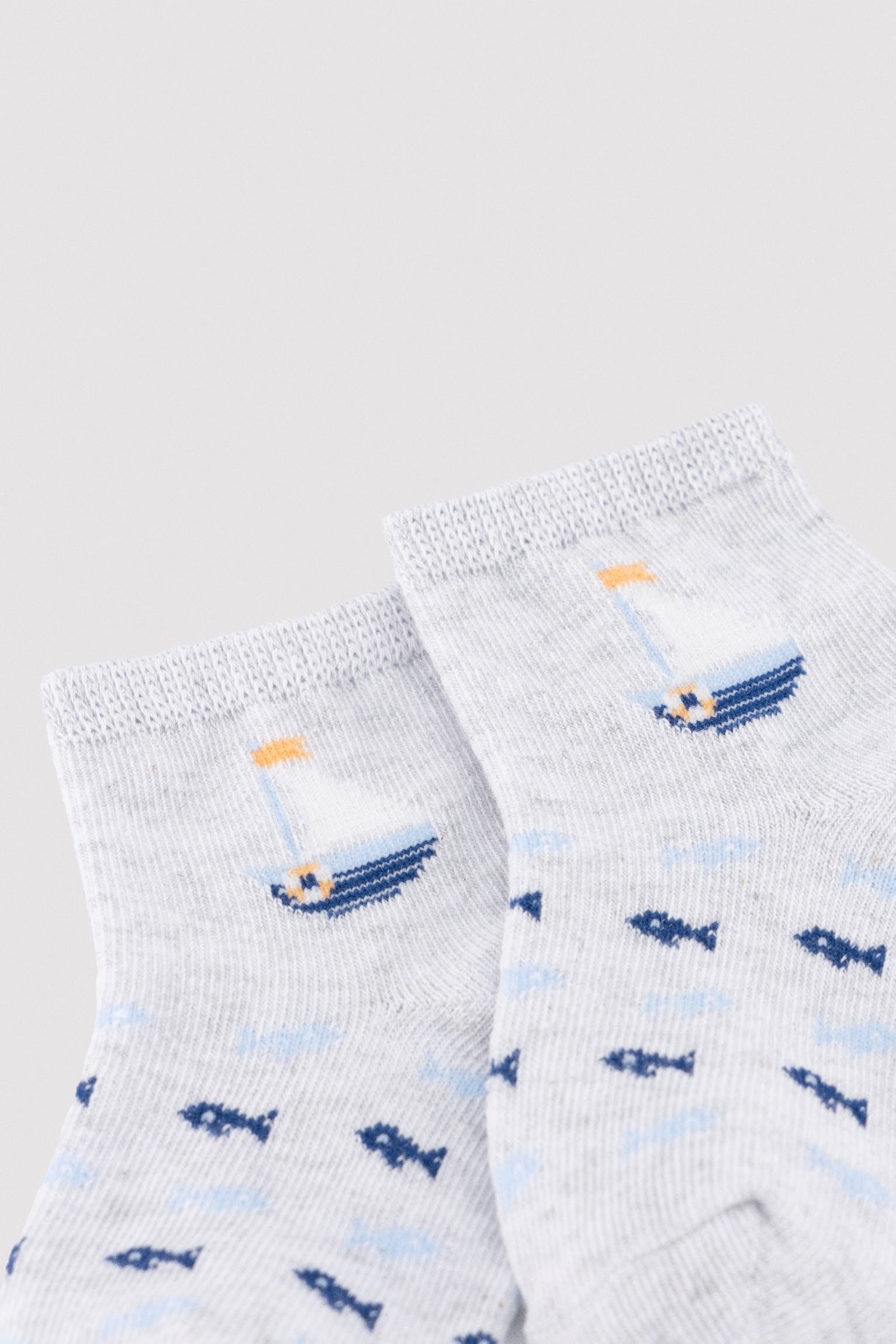 Pack 3 calcetines cortos bebé estampados oso pirata - Ysabel Mora
