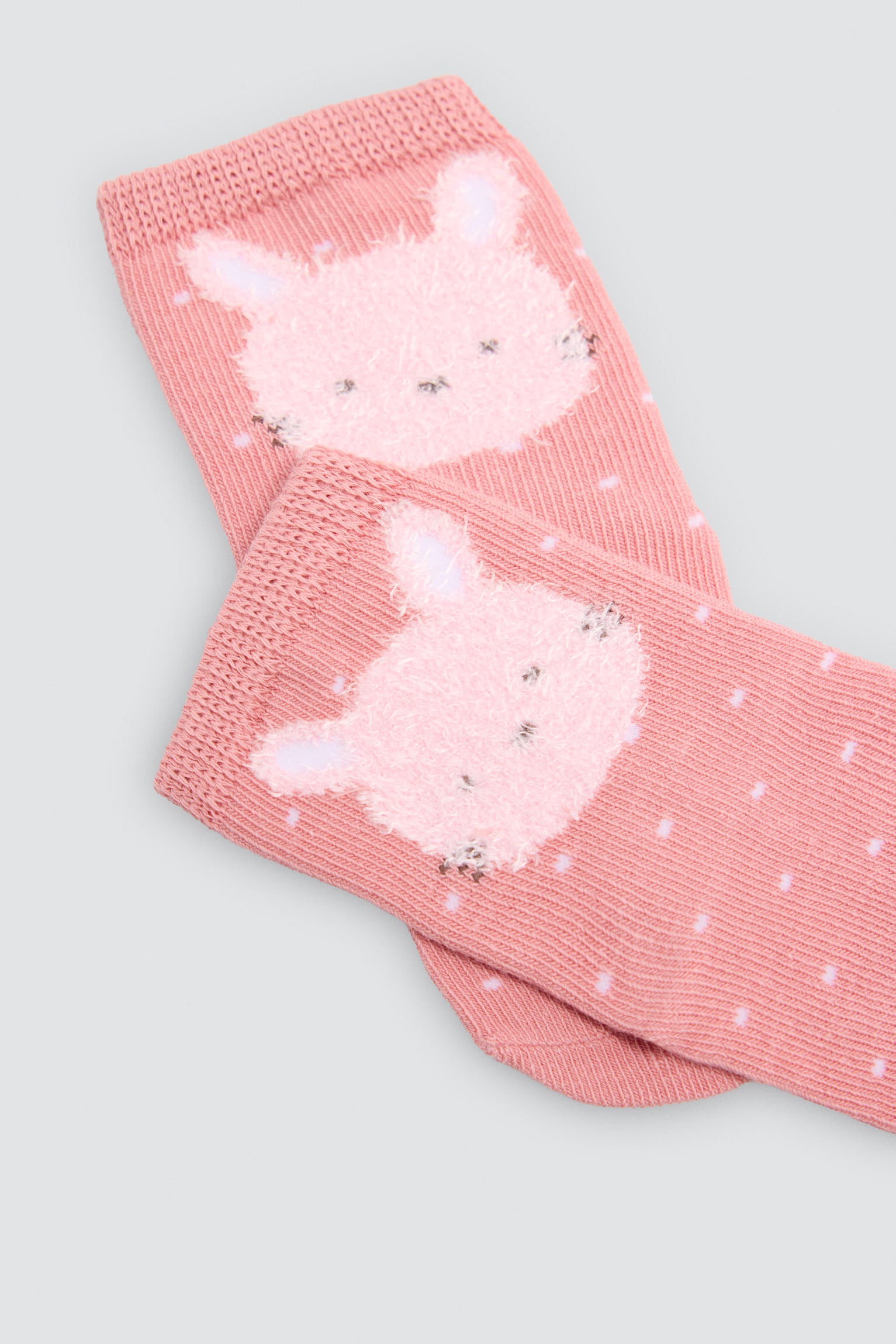 Pack 4 calcetines bebé estampados divertidos conejos