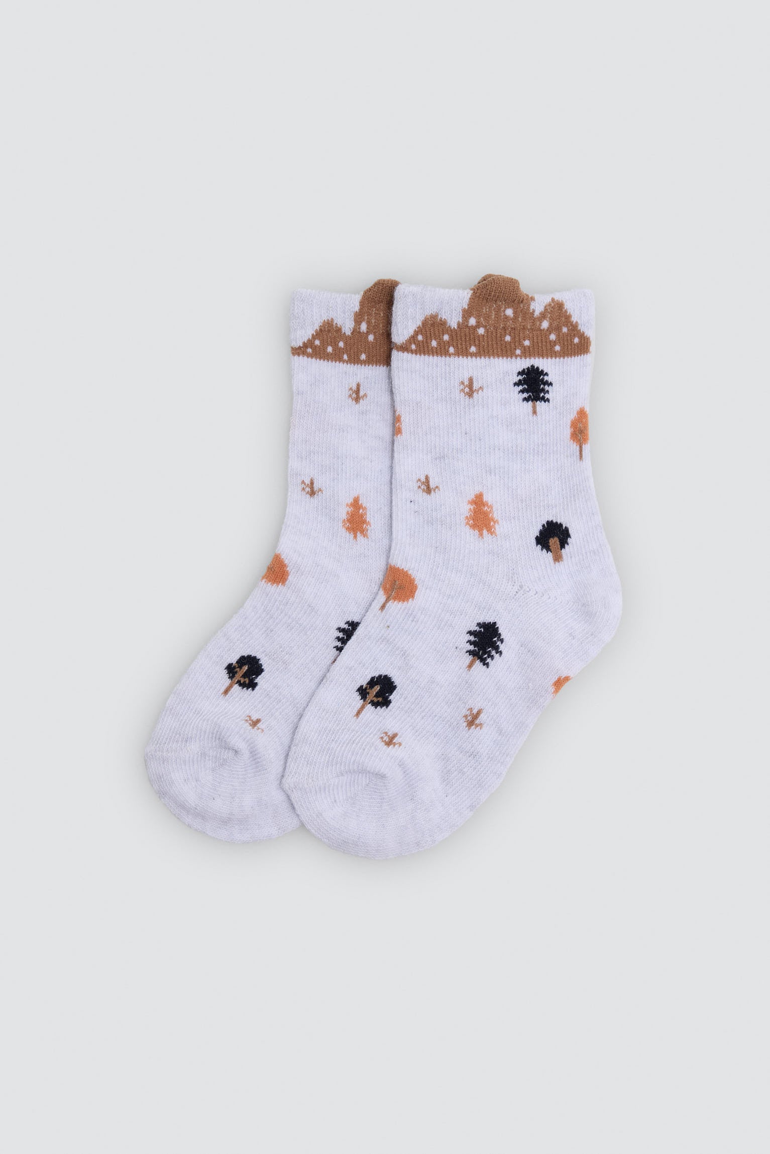 Pack 4 calcetines bebé estampado naturaleza