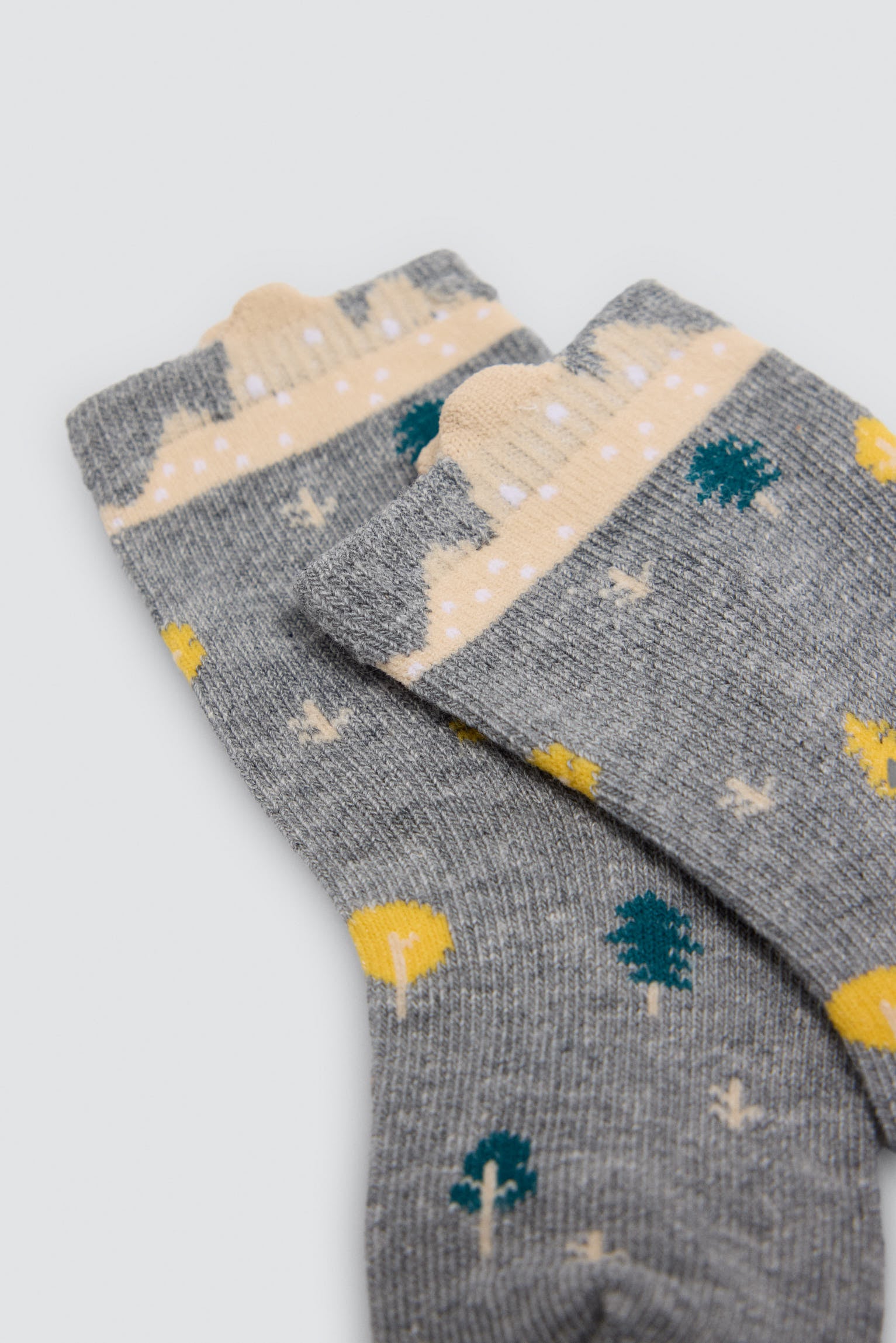 Pack 4 calcetines bebé estampado naturaleza