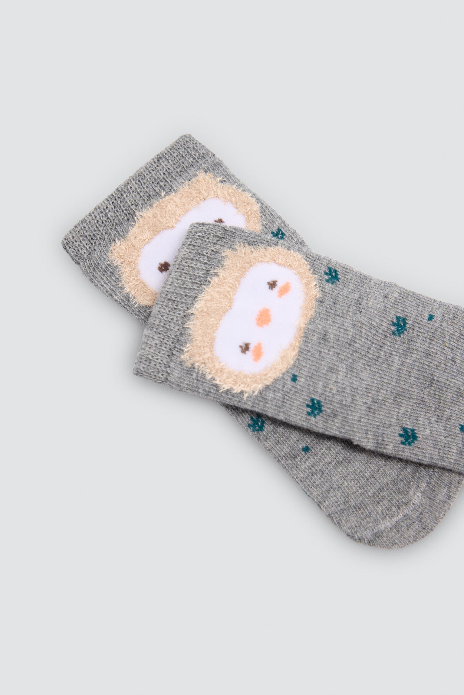 Pack 4 calcetines bebé estampado búhos y árboles