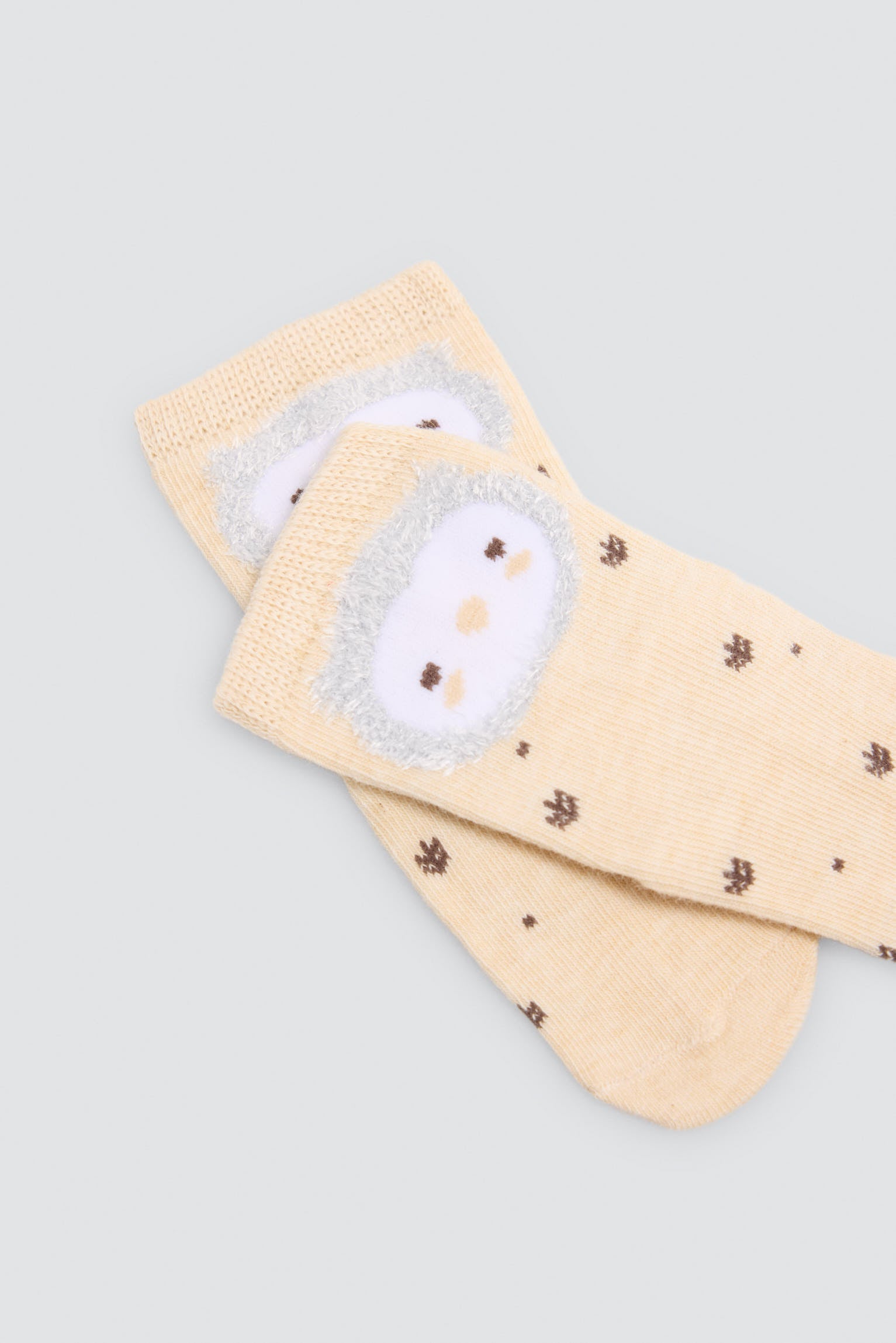 Pack 4 calcetines bebé estampado búhos y árboles