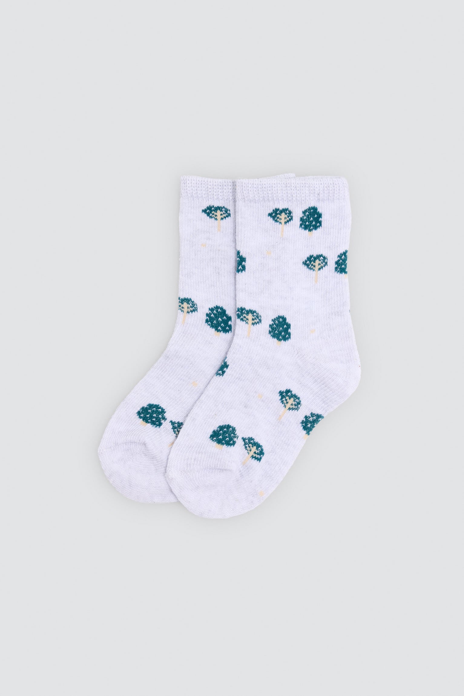Pack 4 calcetines bebé estampado búhos y árboles