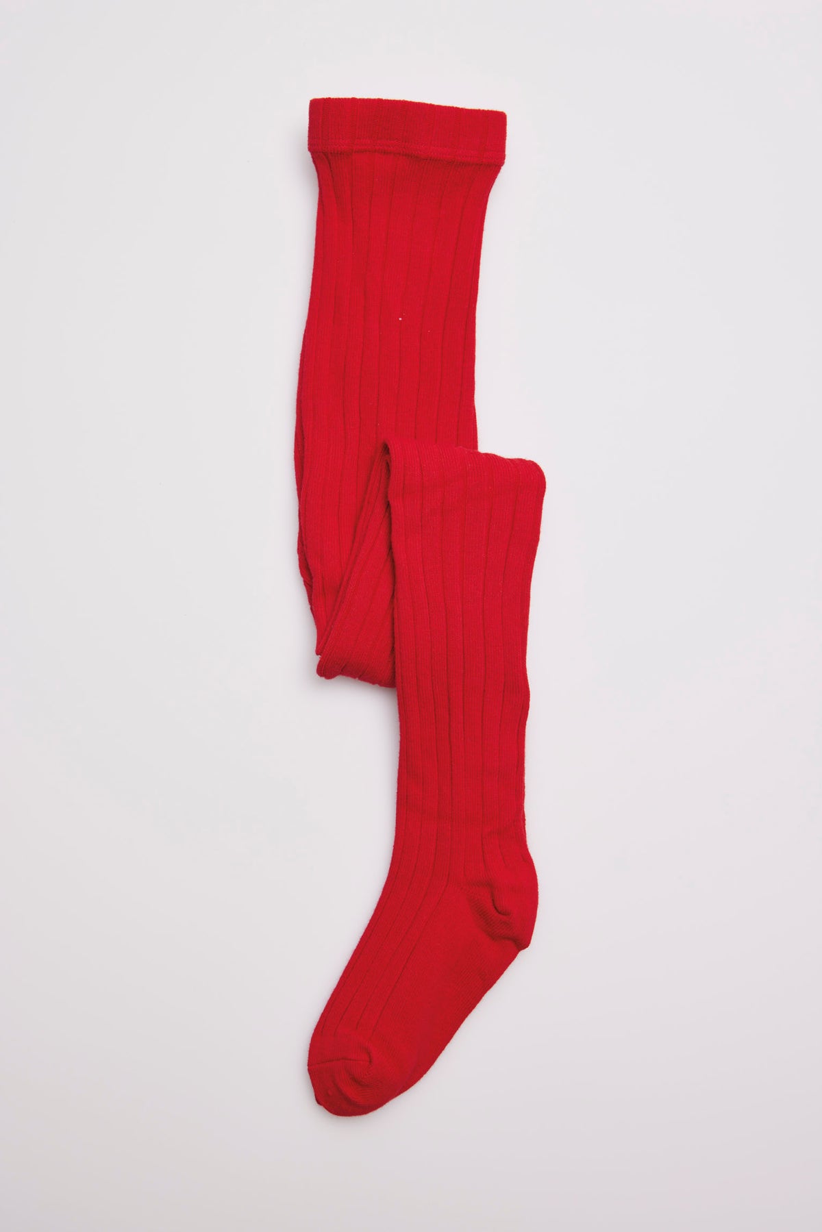 Leotardo canalé rojo