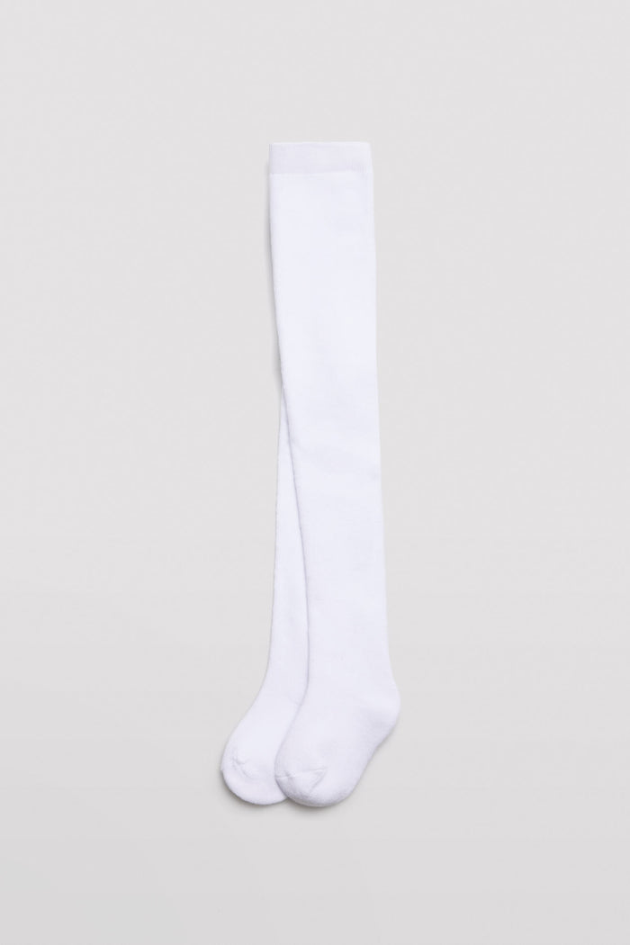 Collant térmico para bebê branco