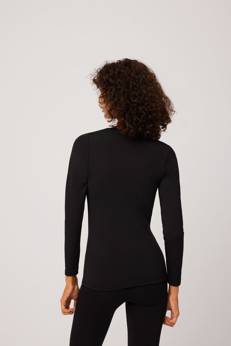 Camiseta Térmica Mujer Negra 70015 Ysabel Mora - Elegancia y Calidez