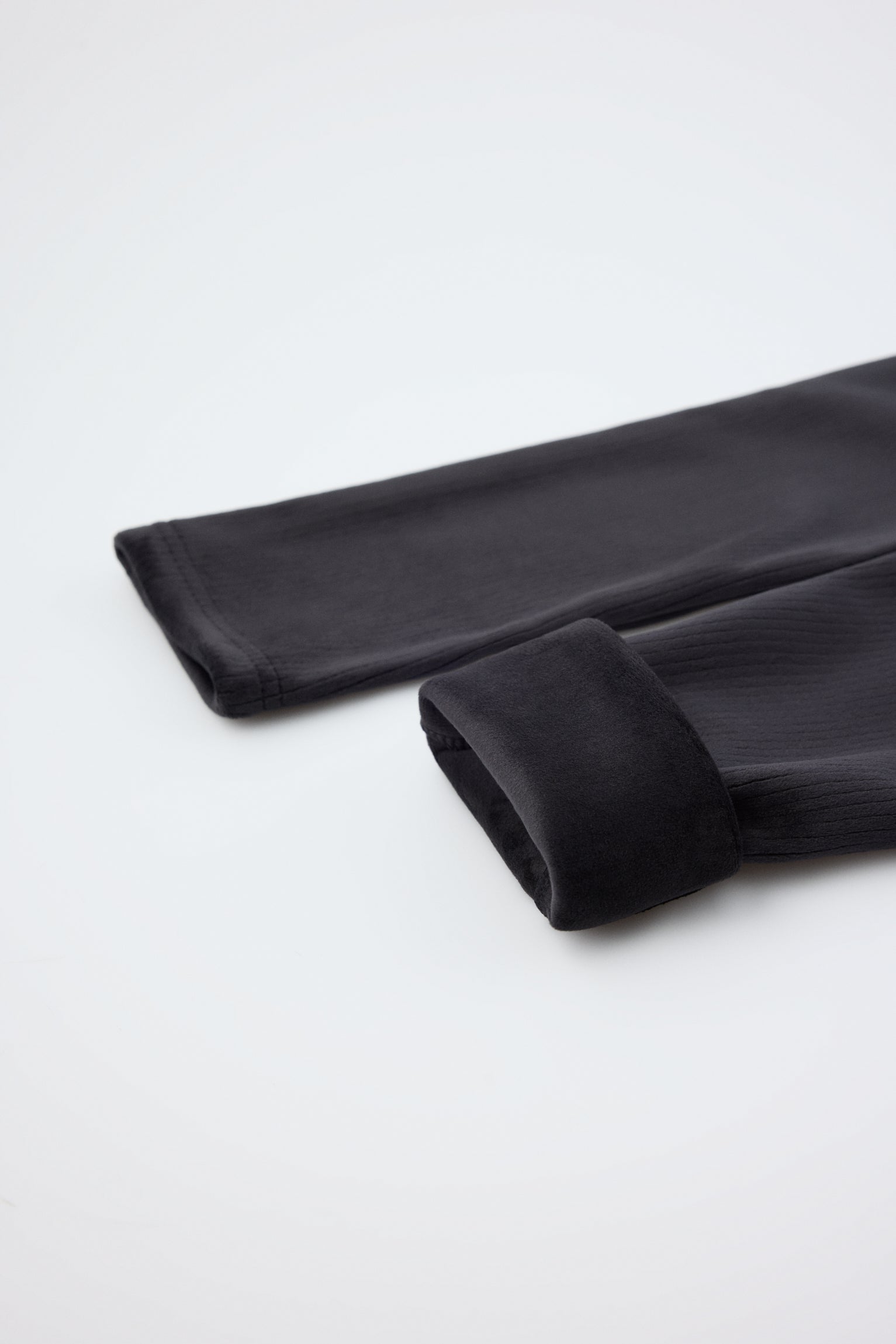 ULTRA TÉRMICO Leggings afelpados efecto pana negro