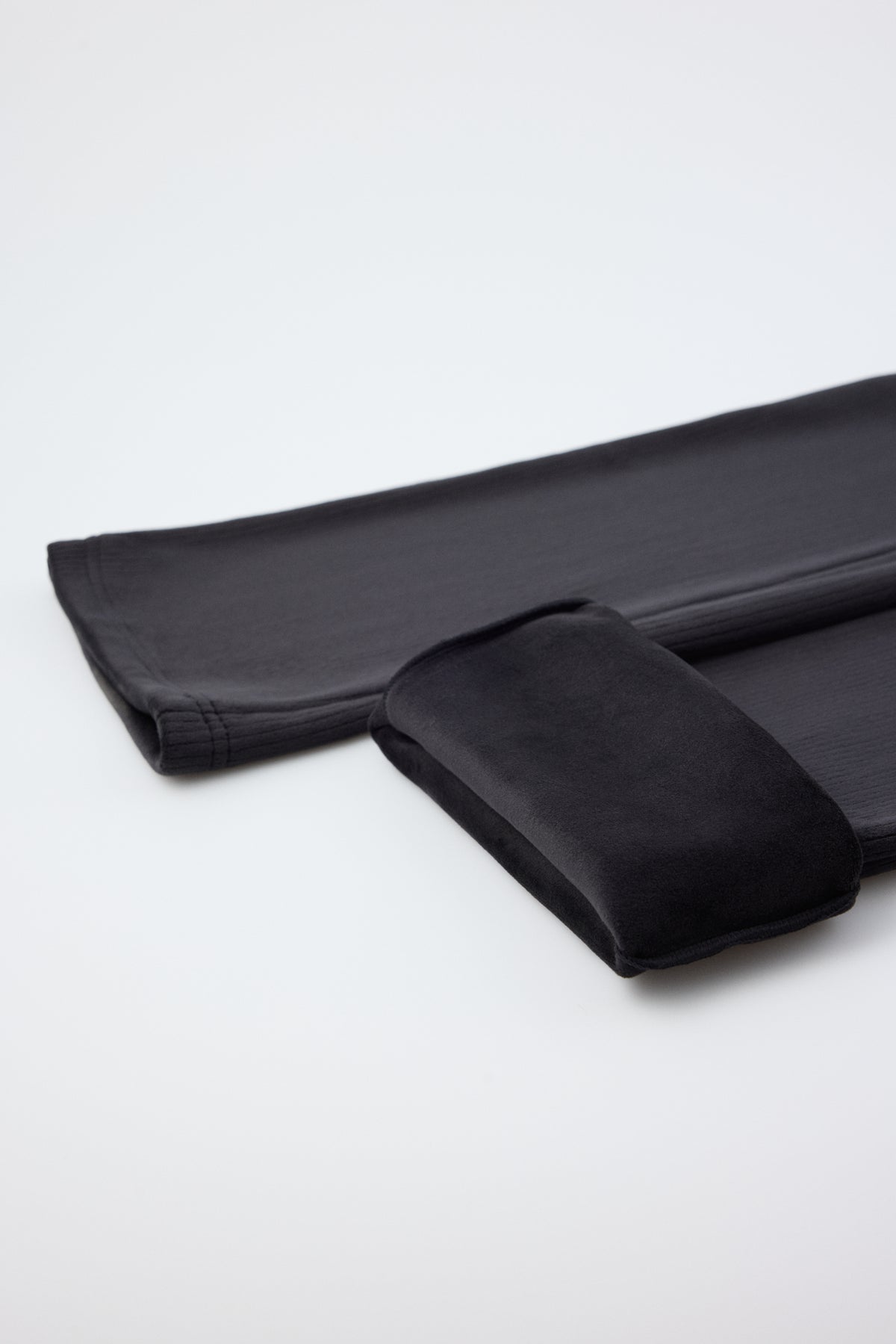ULTRA TÉRMICO Leggings acampanados efecto pana negros
