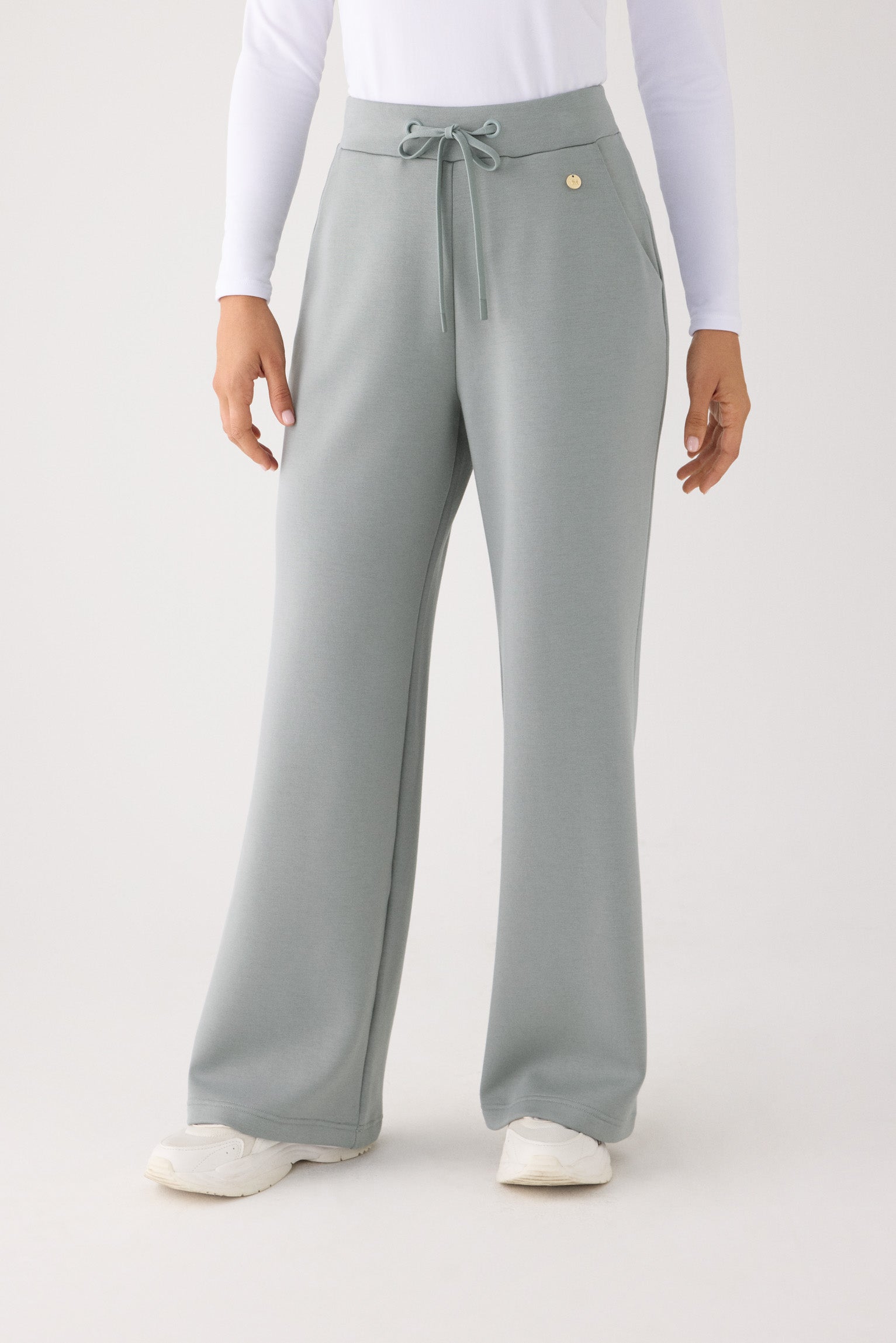 70743-laurel-green-pantalones-comodos-rectos-afelpados-tiro-alto-cintura-ajustable-azul