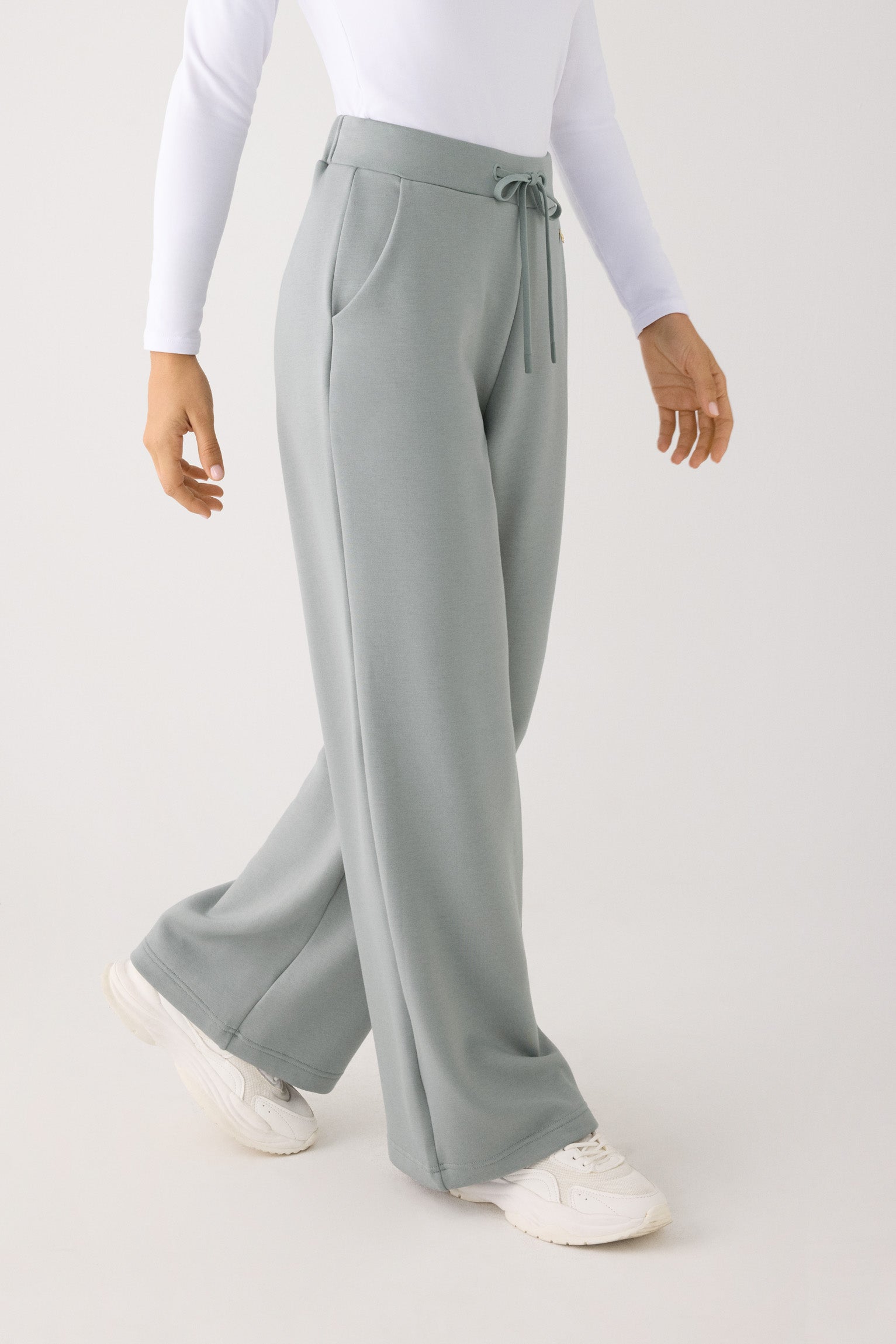 70743-laurel-green-pantalones-comodos-rectos-afelpados-tiro-alto-cintura-ajustable-azul