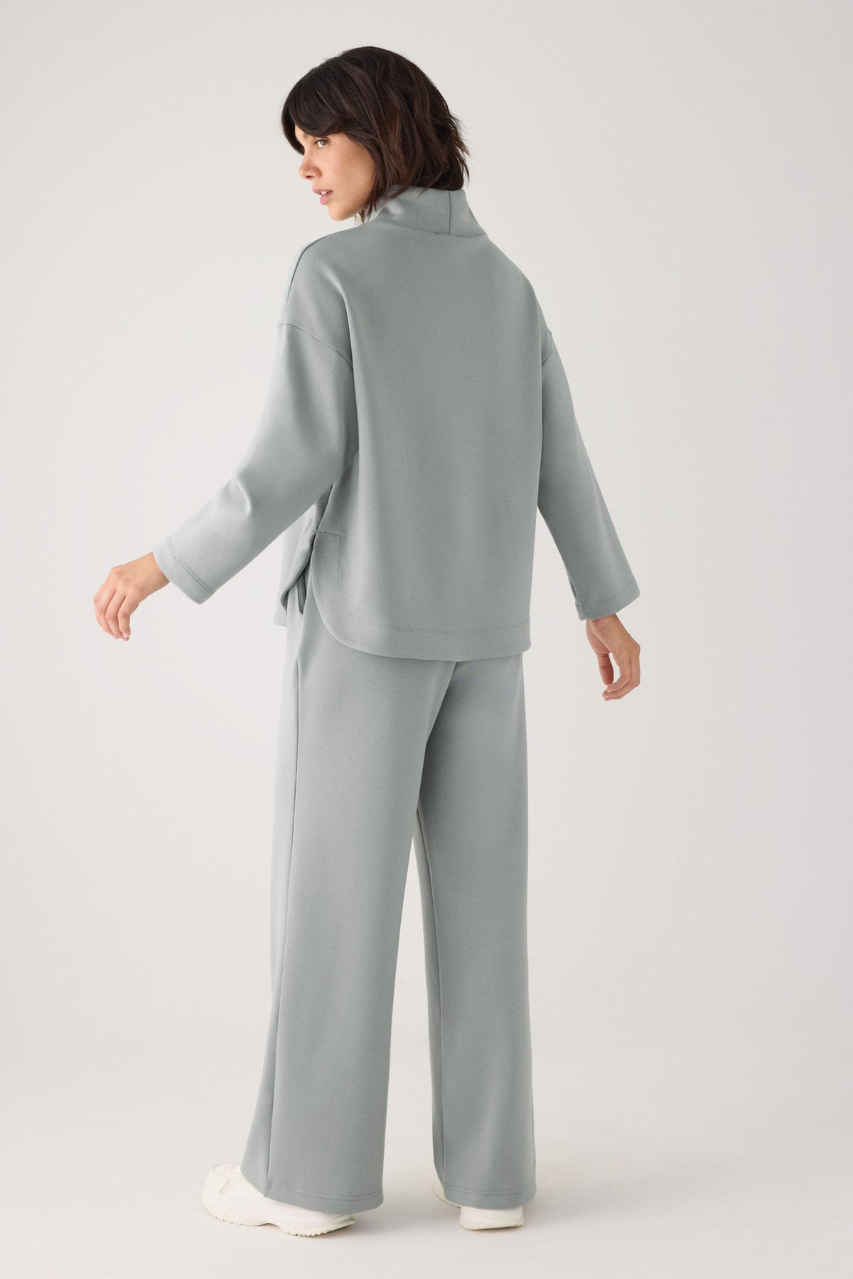 70743-laurel-green-pantalones-comodos-rectos-afelpados-tiro-alto-cintura-ajustable-azul