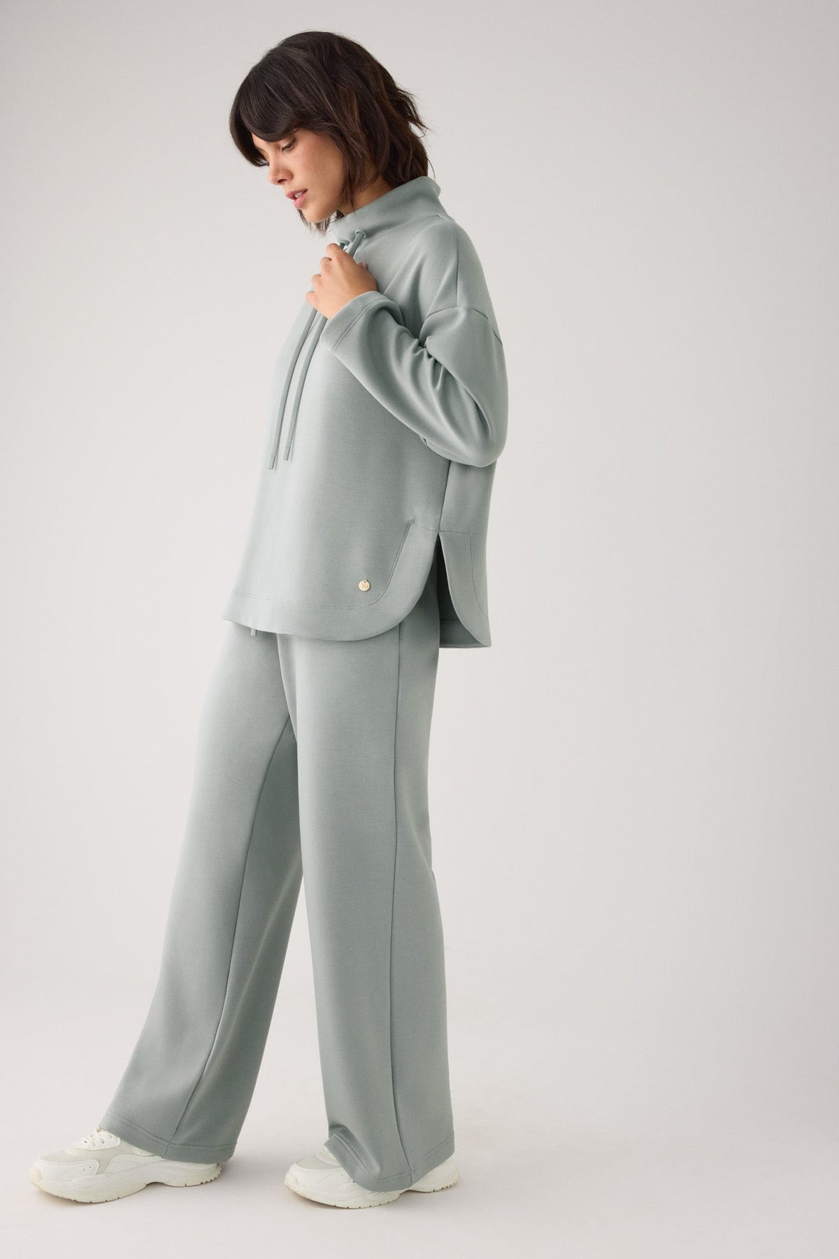 70743-laurel-green-pantalones-comodos-rectos-afelpados-tiro-alto-cintura-ajustable-azul