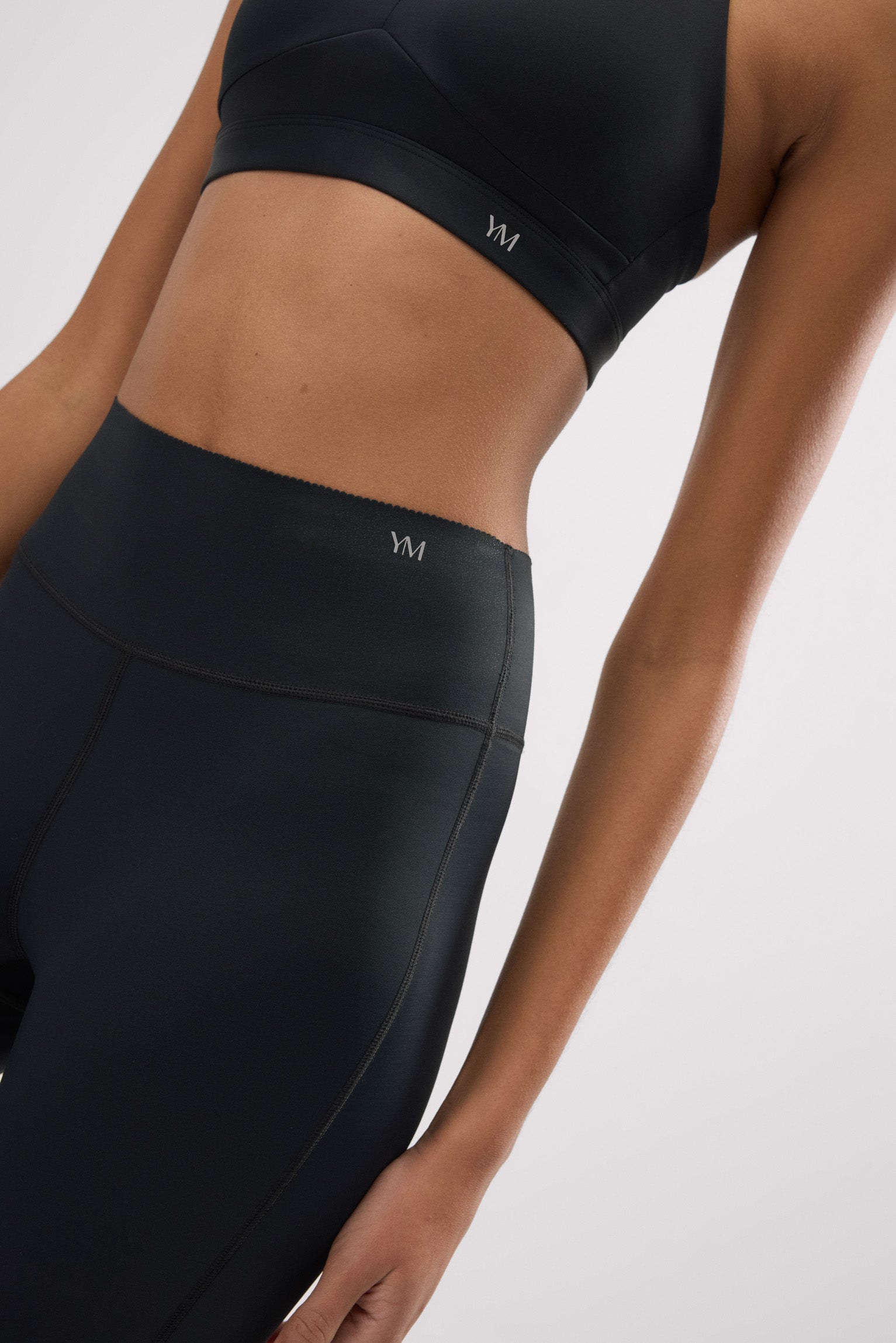 Leggings deportivos Compressive efecto push-up negro