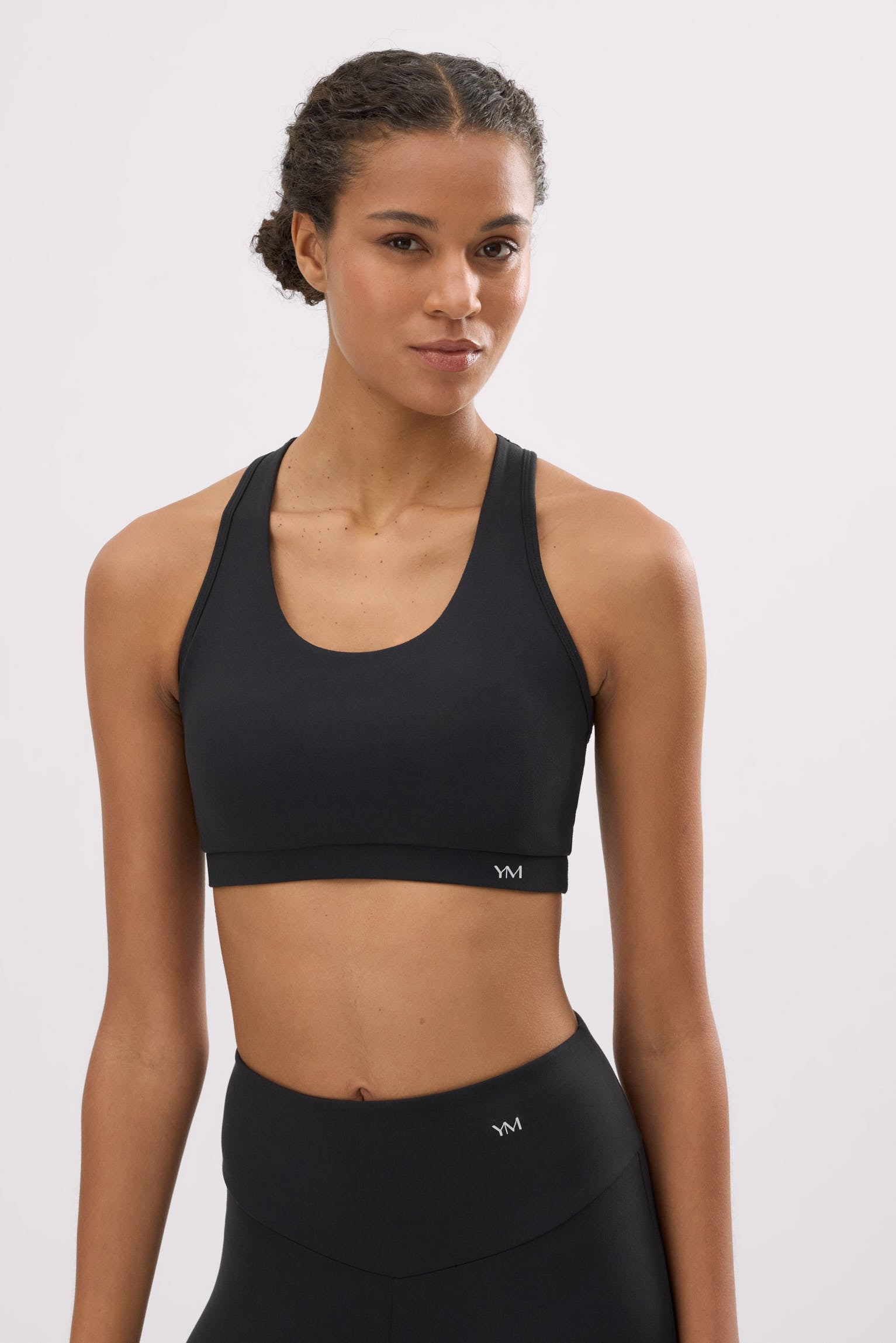 Sujetador deportivo tacto algodonero negro