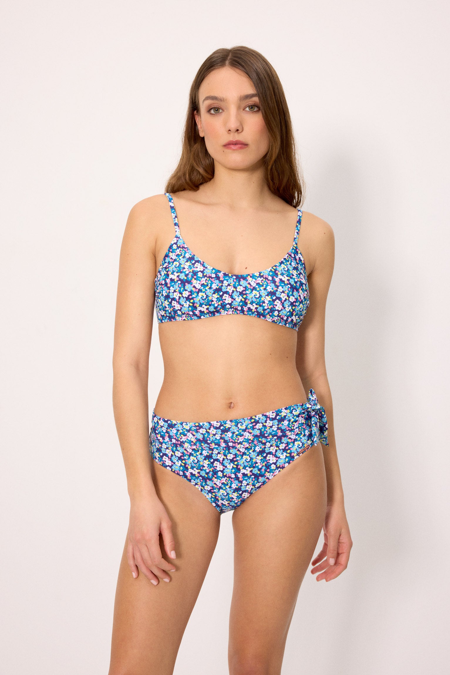 Braga bikini multiposición liberty azul
