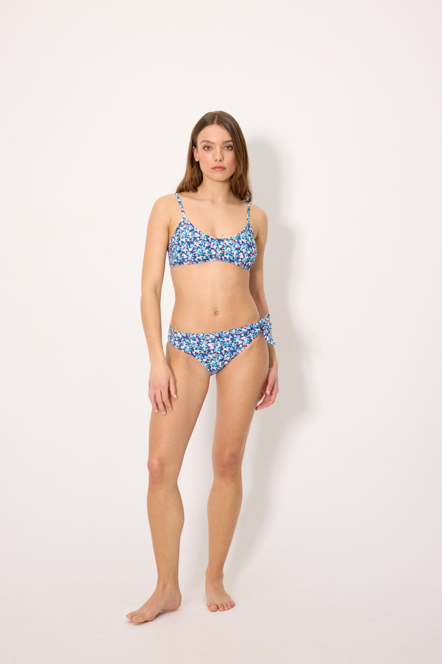 Braga bikini multiposición liberty azul