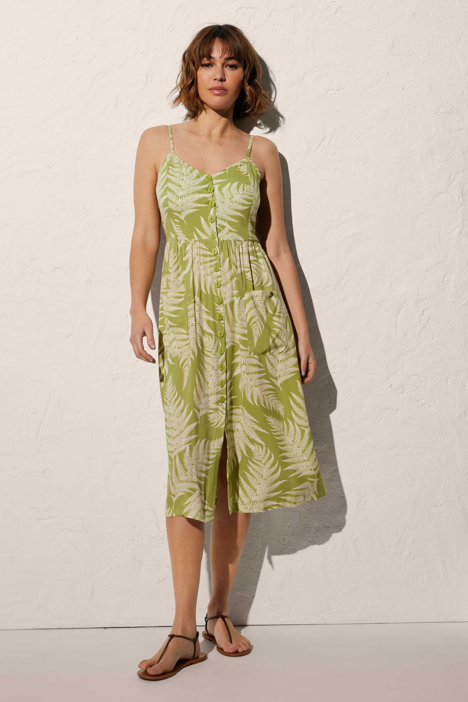 86059-1-vestido-playa-palmeras-mujer-ysabel-mora - Verde