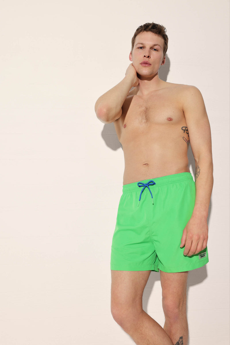 Plain green medium swimsuit