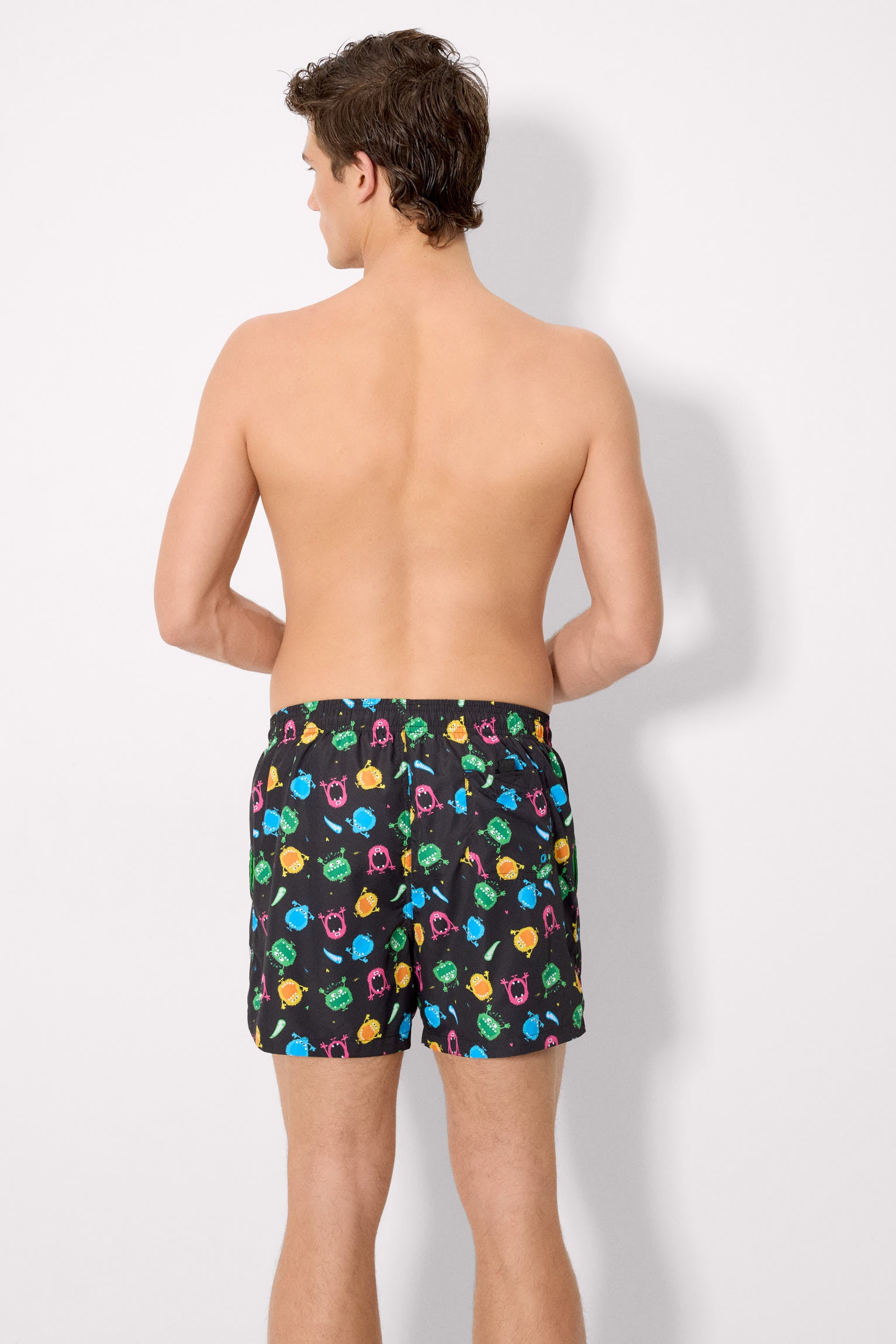 Bañador medio estampado montruos Sockarrats