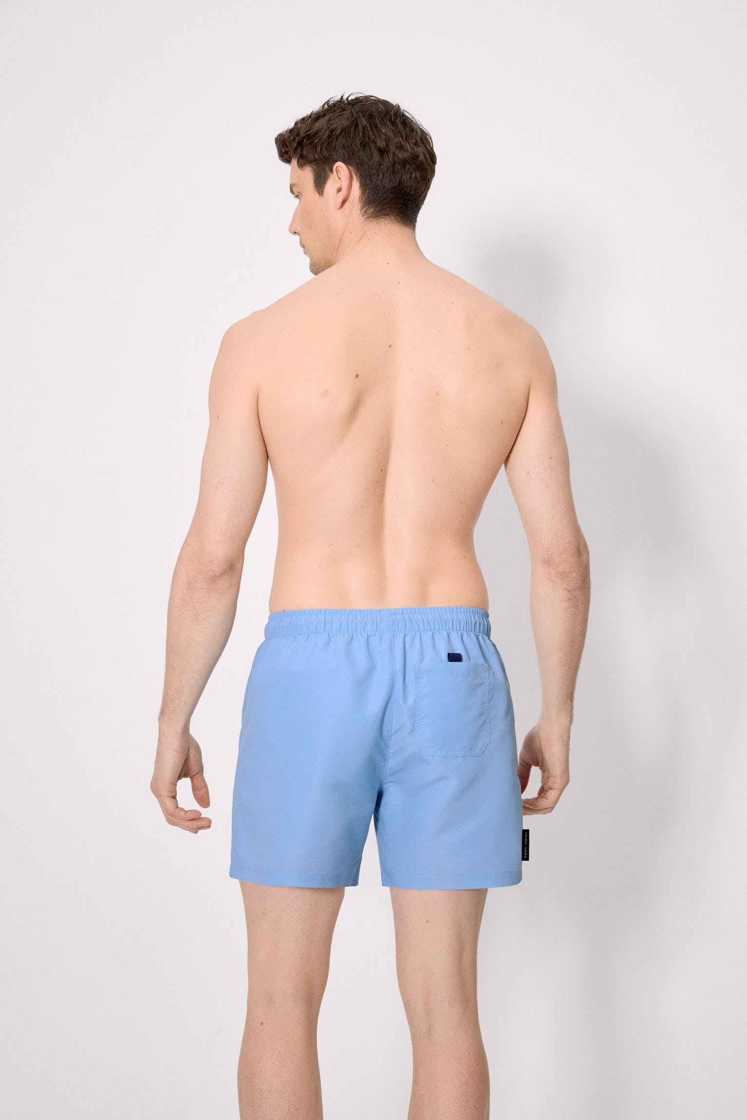 Bañador medio básico azul - Ysabel Mora