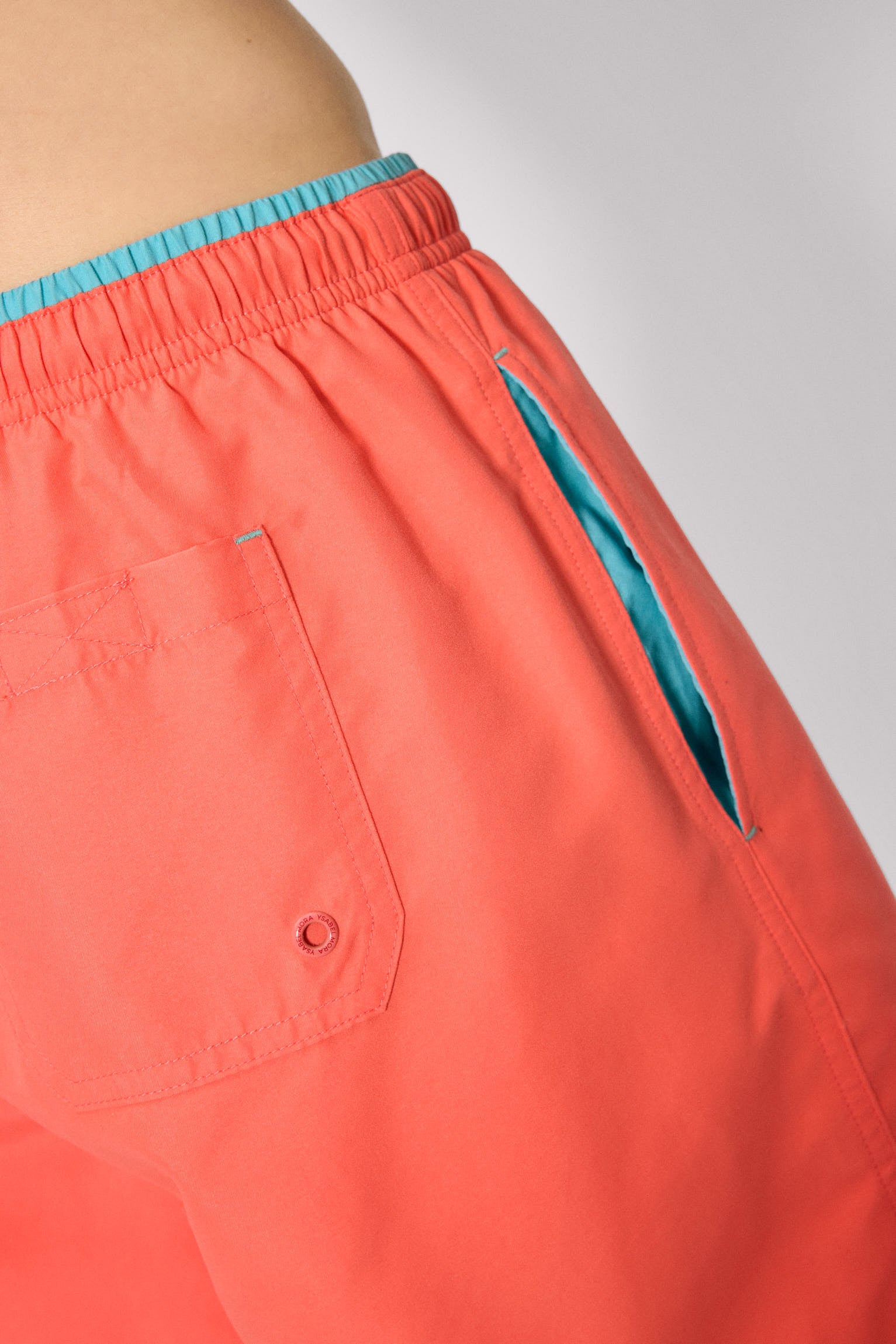 Bañador medio básico coral - Ysabel Mora