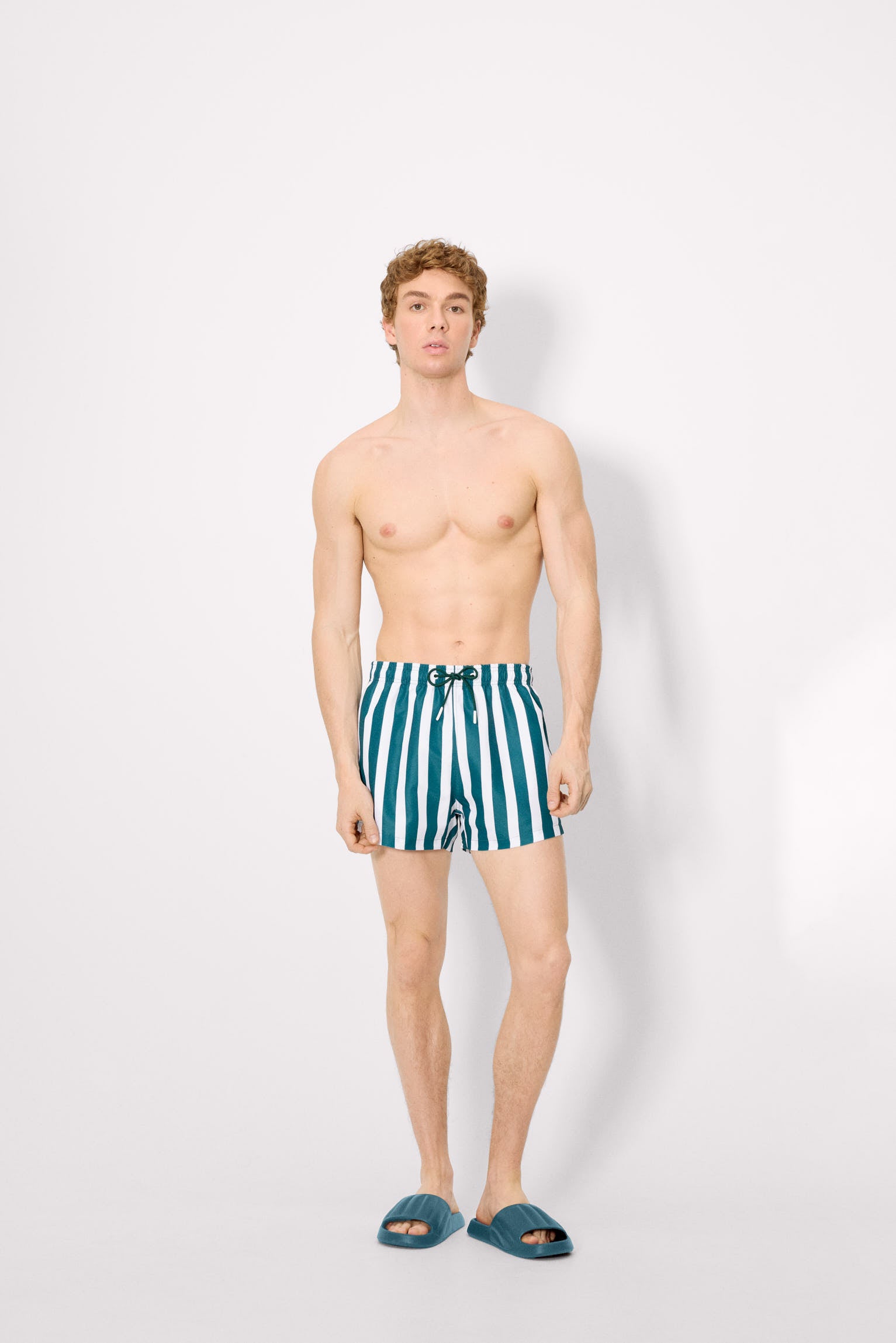 Chanclas hombre ligeras verde