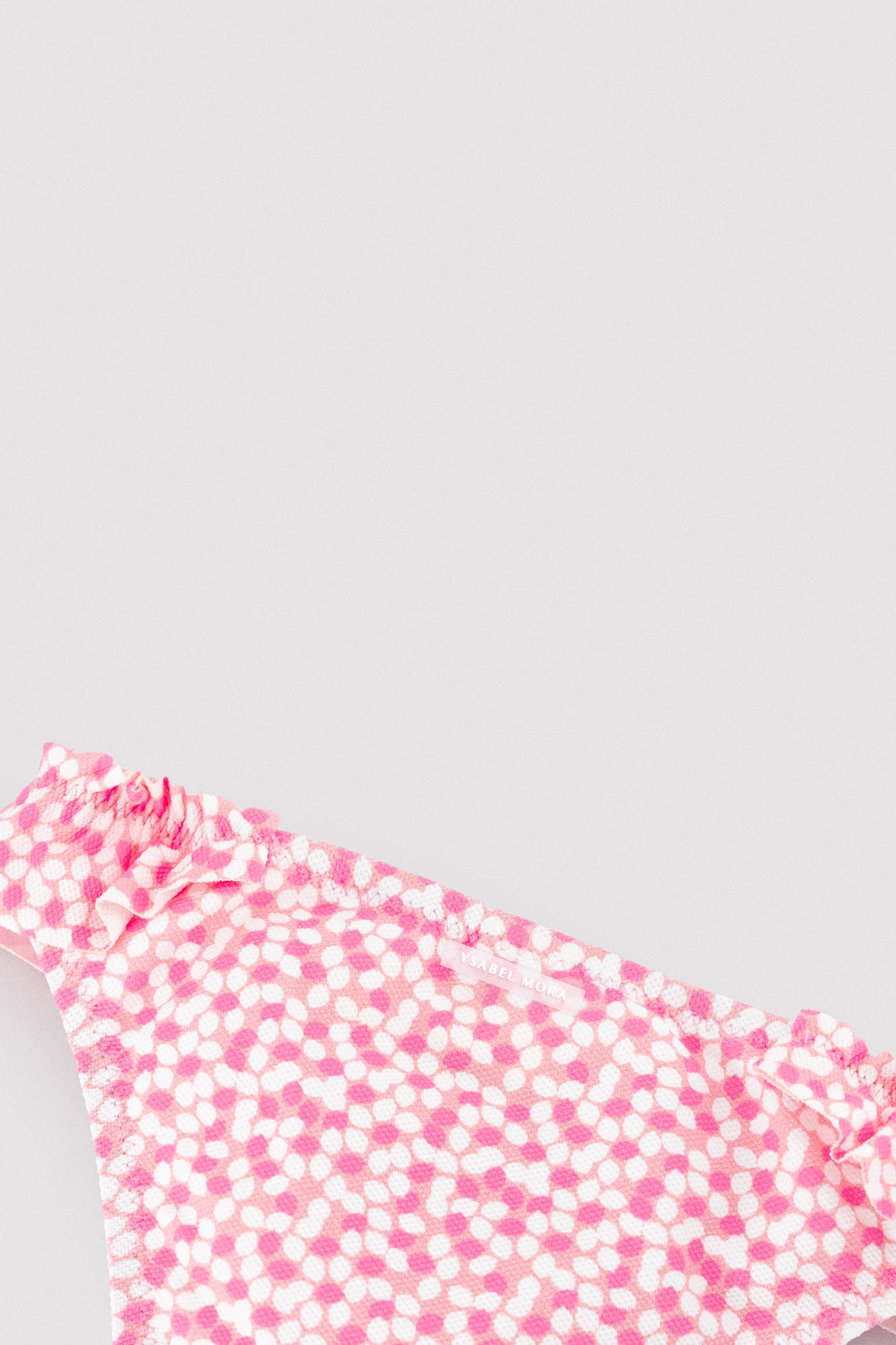 Culetín bebé texturizado detalles volantes estampado